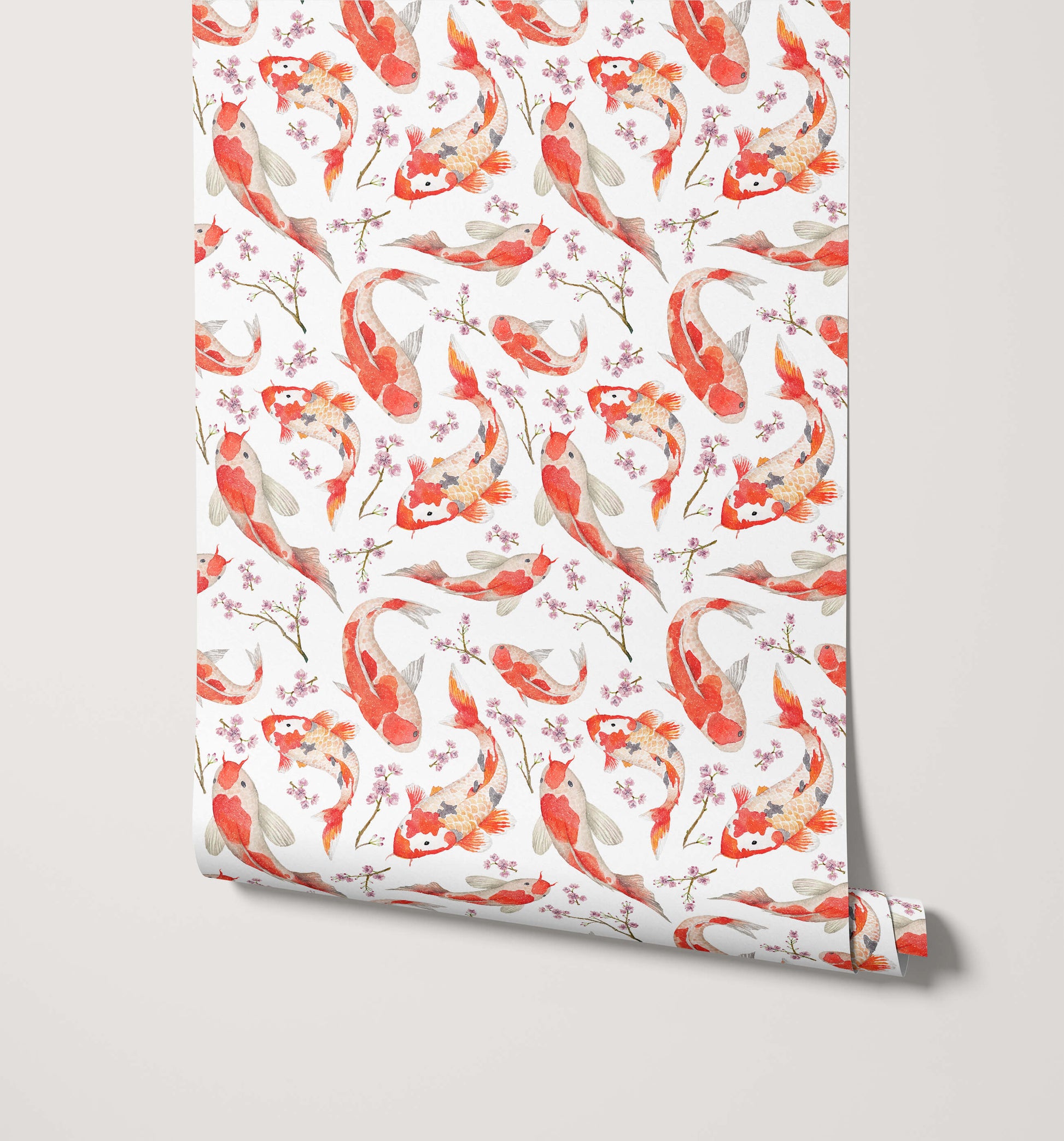 Red Koi Wallpaper Shinji