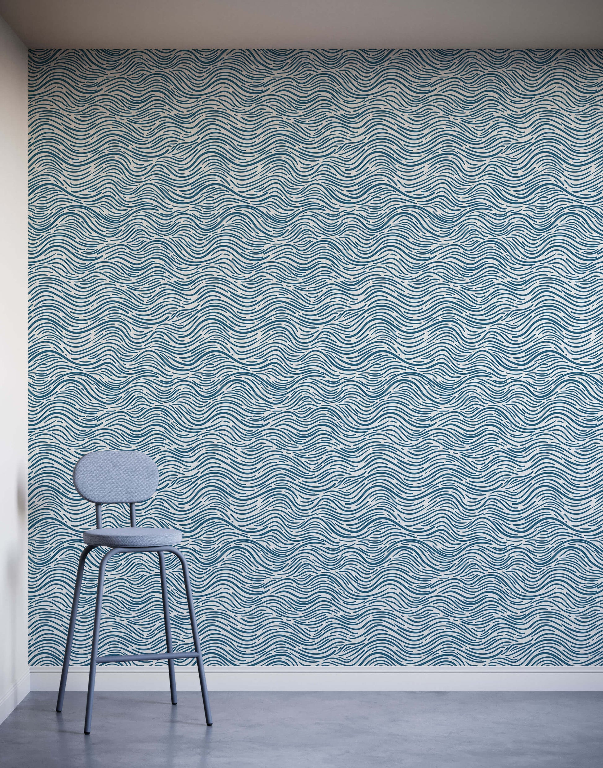 Shore Abstract Wave Wall Art