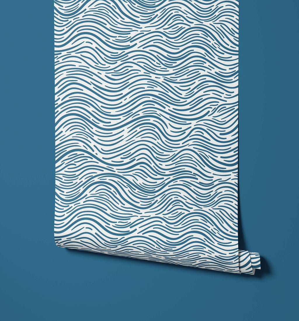 Shore Abstract Wave Wall Art