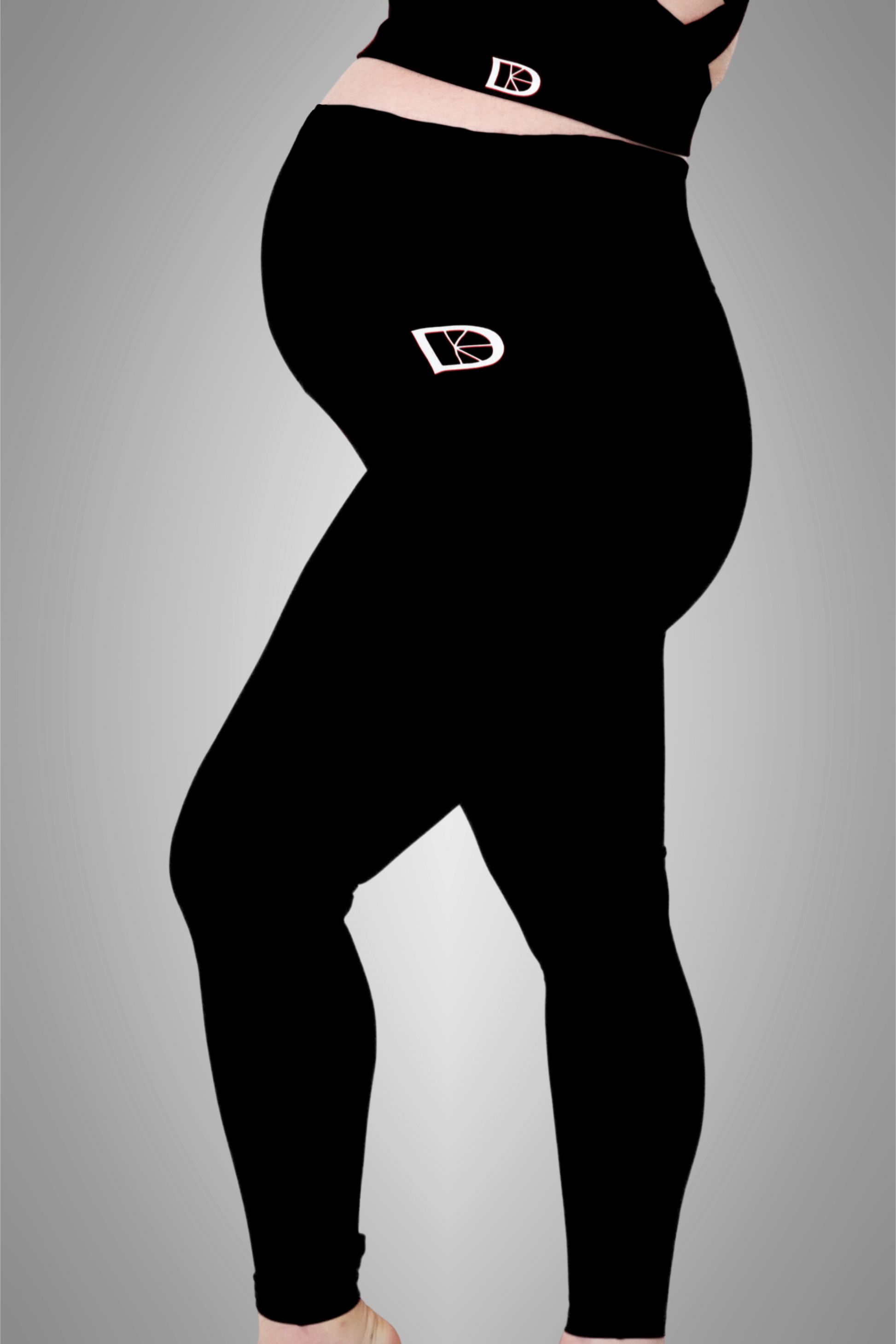 Classic Comfort Maternity Leggings | Black