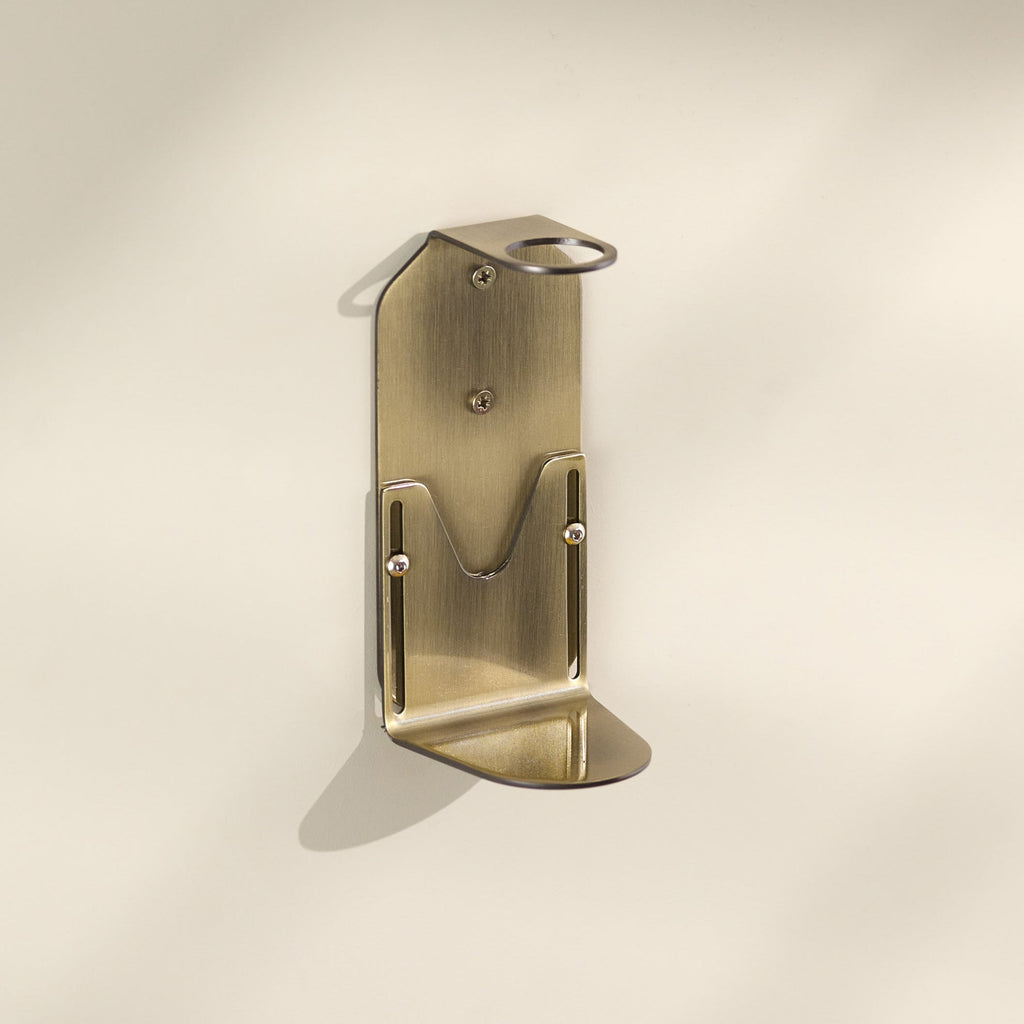 Gold Single Bottle Holder Wall Mount