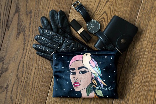 Garbanota Makeup Bags – Artistic, Durable & Versatile Sizes by Garbanota at www.brixbailey.com