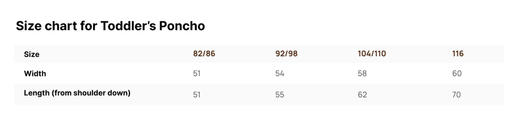 Comfortable Long-Sleeve Poncho for Kids – Bamboo, Handmade by RÄTT at brixbailey.com