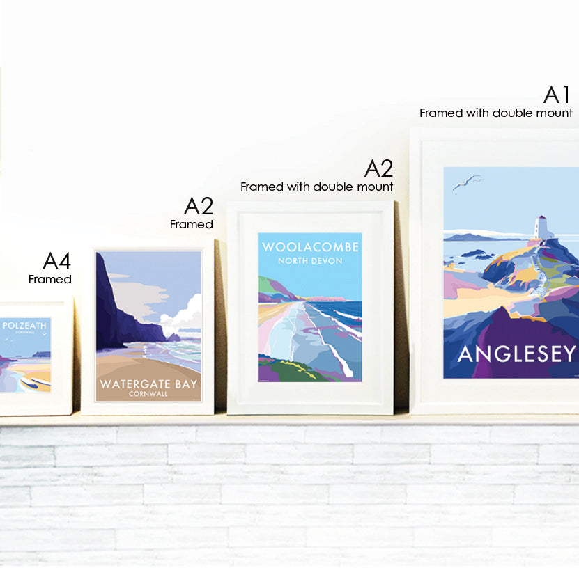 Putsborough Vintage Travel Poster