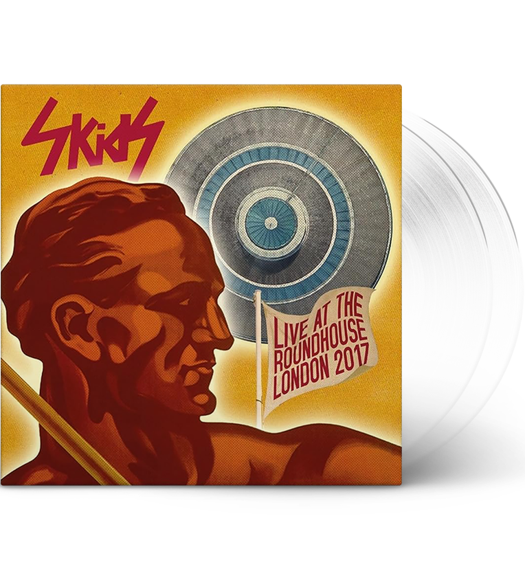 Skids Live at the Roundhouse London 2017 Double LP Clear Vinyl