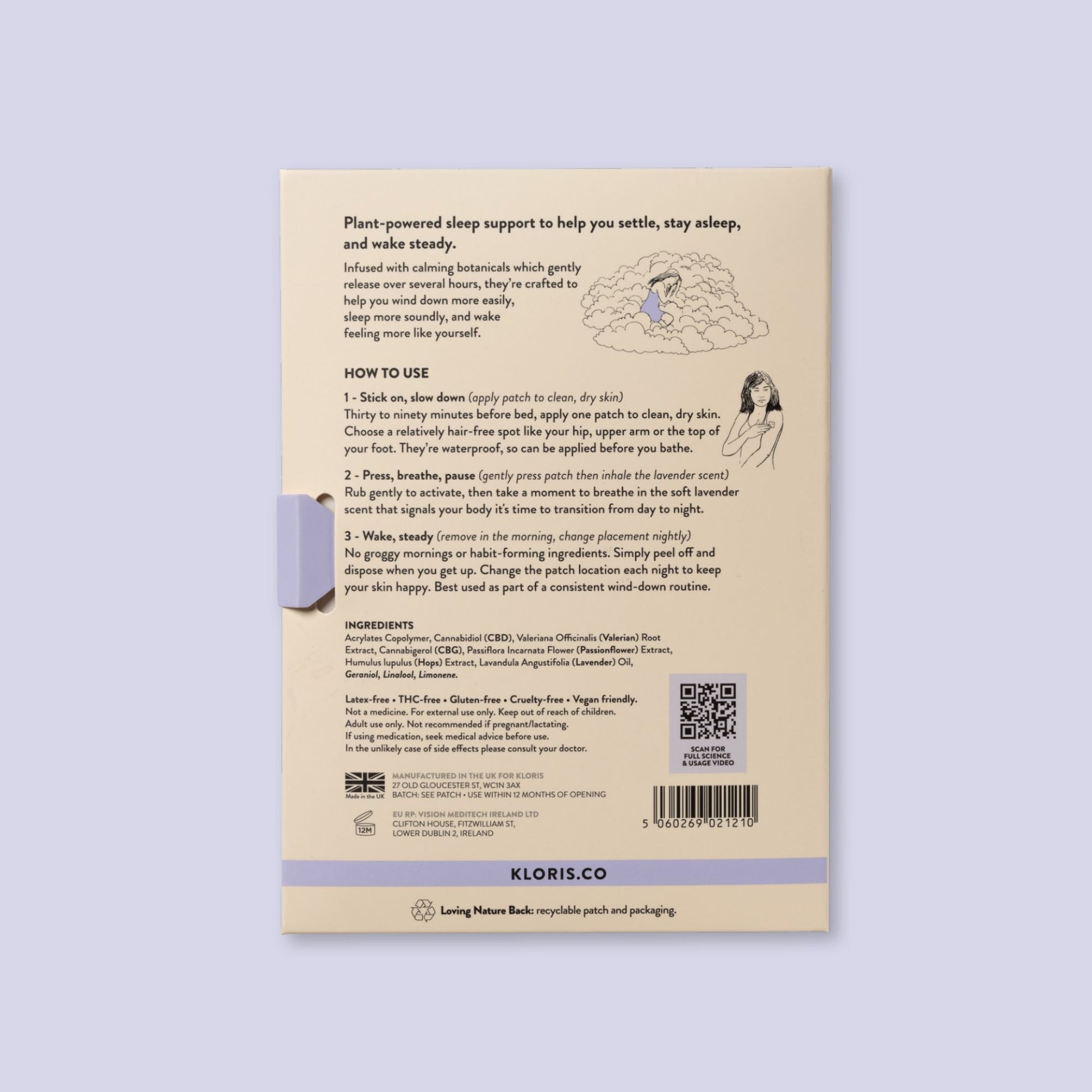 Natural Sleep Time Patches