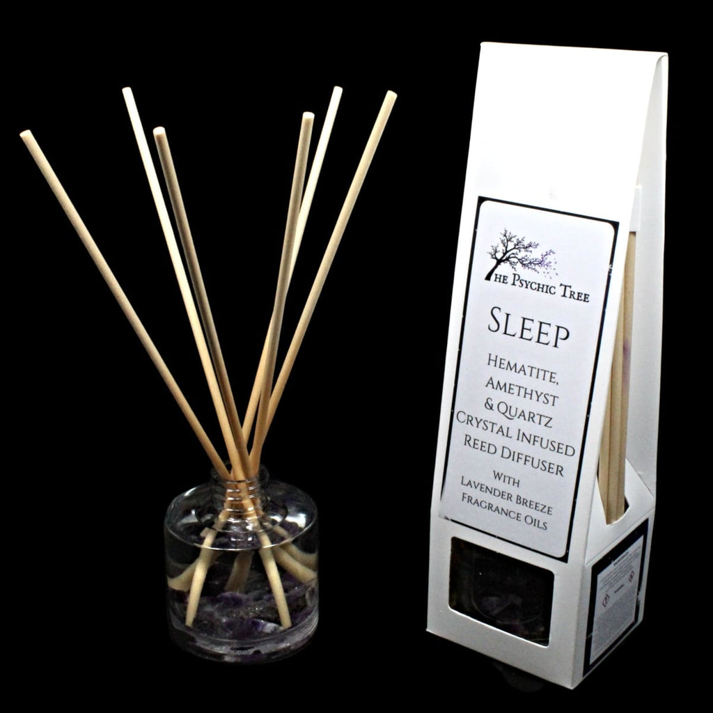 Sleep Crystal Infused Reed Diffuser with Lavender
