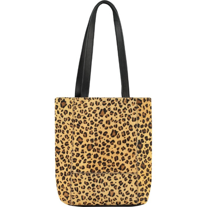 Animal Print Bow Leather Tote – Chic & Spacious Urban Style by Emmas Bags at brixbailey.com