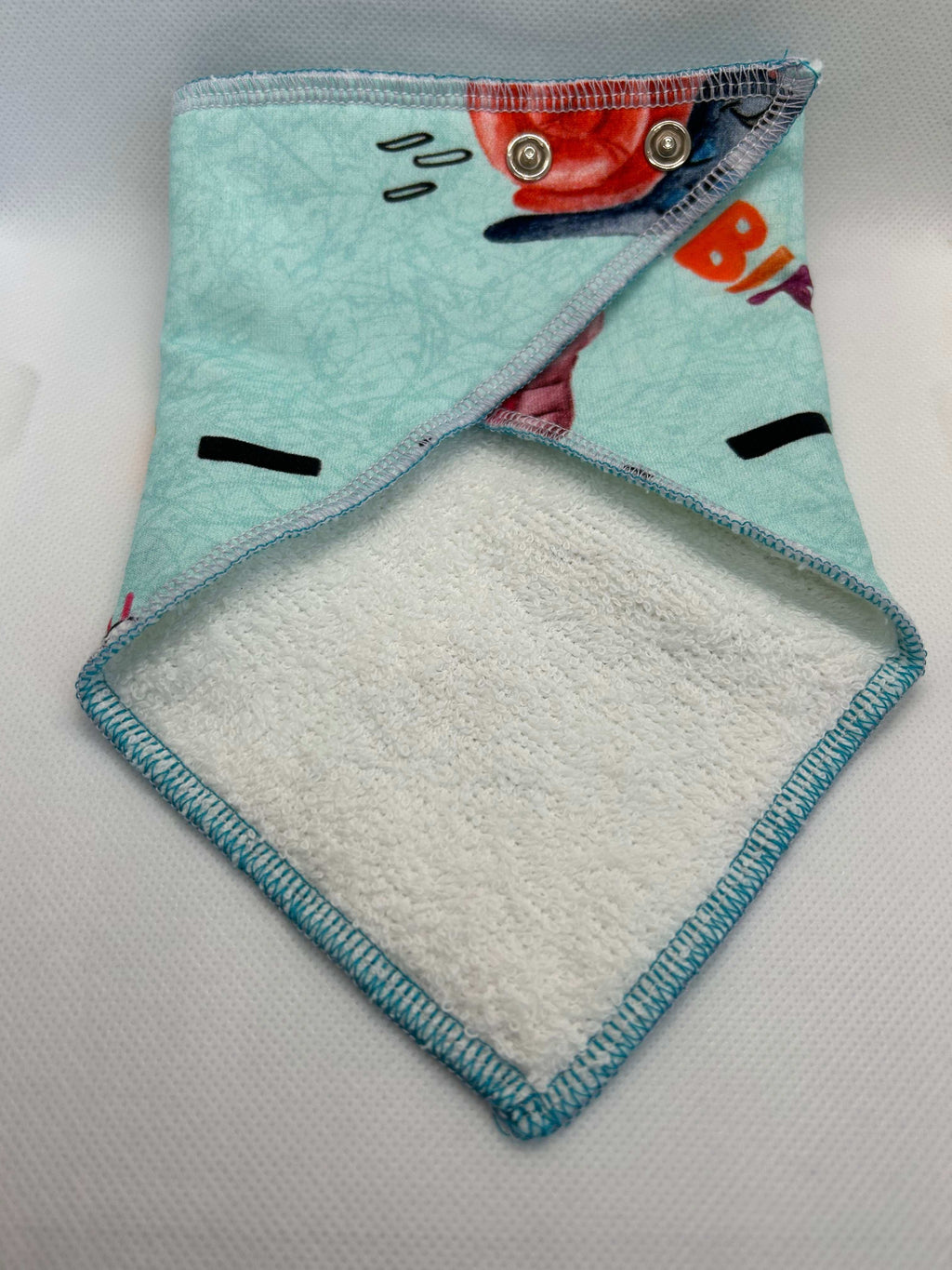 Zooming Snails Dribble Bib