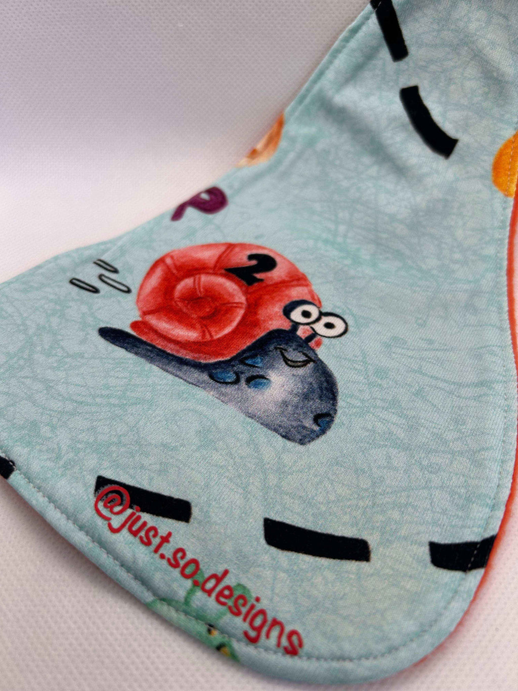 Zooming Snails Dummy Comforter Handmade Cotton