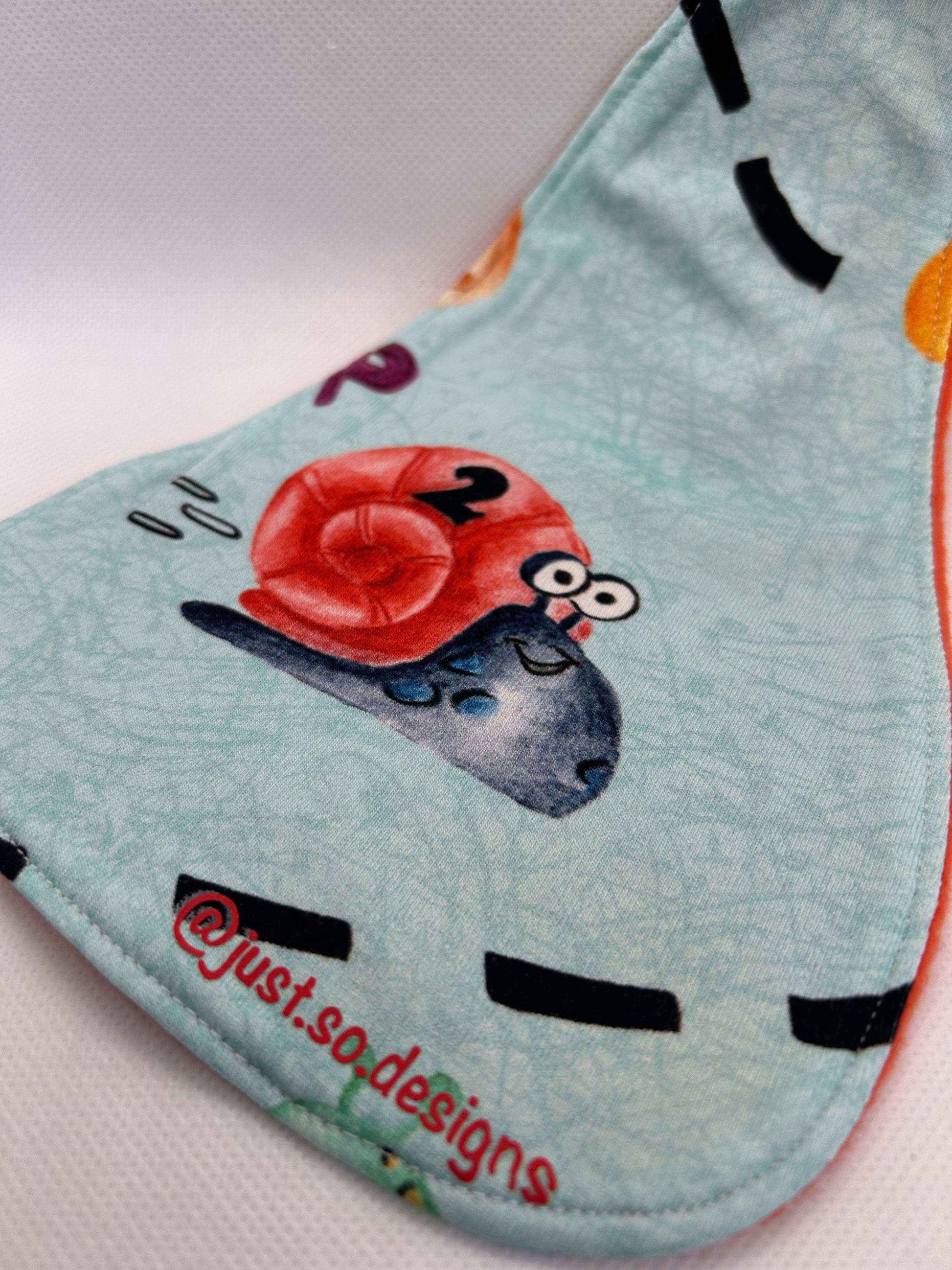 Zooming Snails Dummy Comforter Handmade Cotton