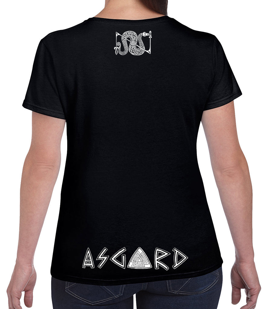 Ladies Pictish Snake And Z Rod  T-shirt