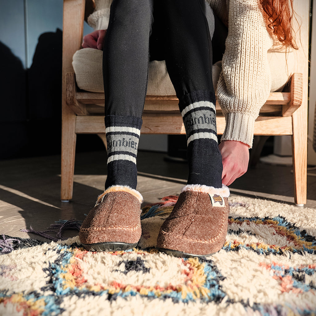 Ossa Low Women's Slipper in Chocolate and Cream