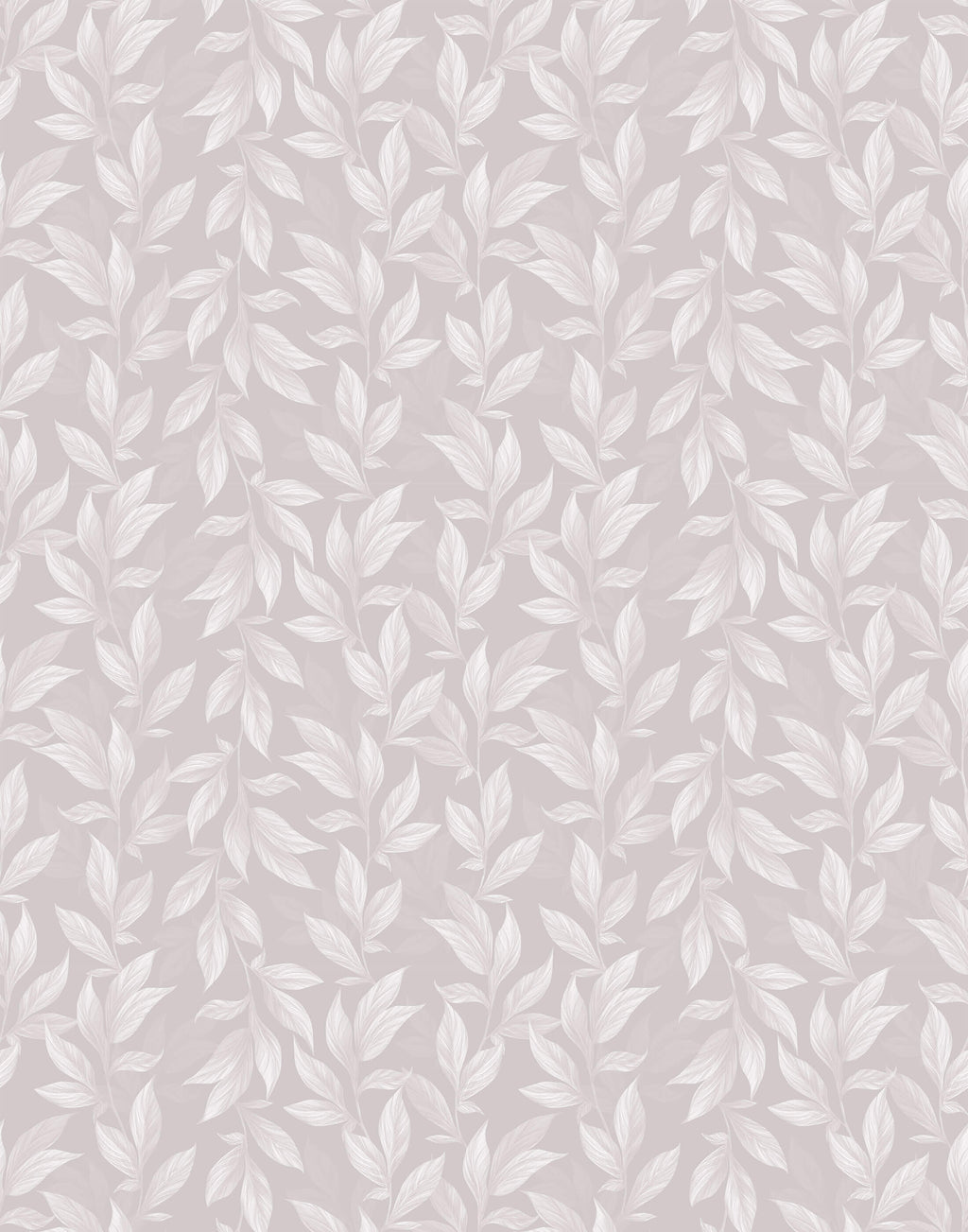 Vine Tropical Wallpaper in Soft Pastel