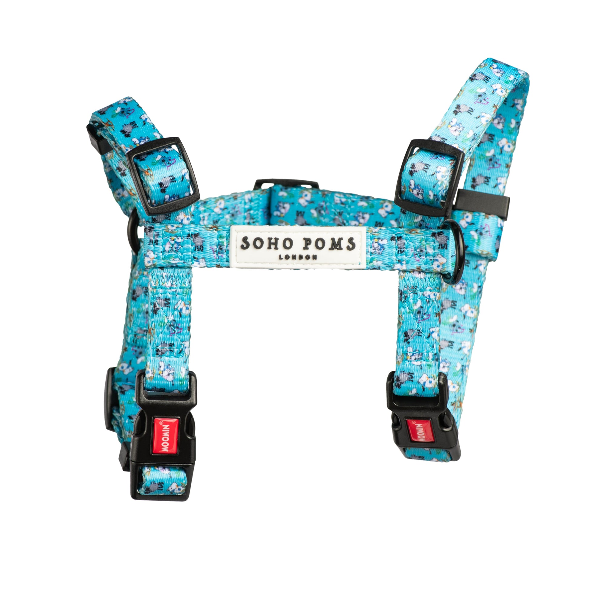 Blue Holiday Moomins H-Harness for Dogs