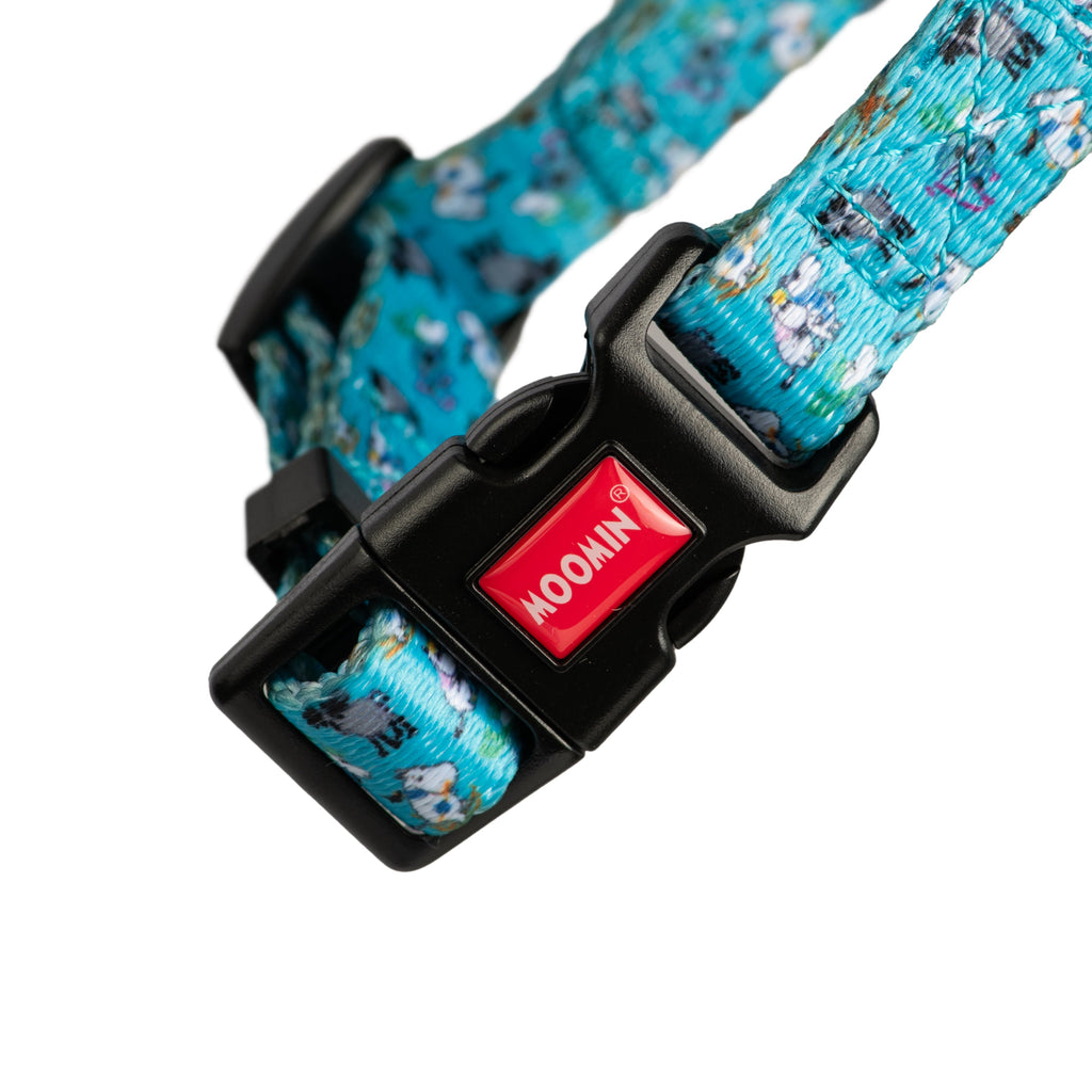 Blue Holiday Dogs Padded Collar
