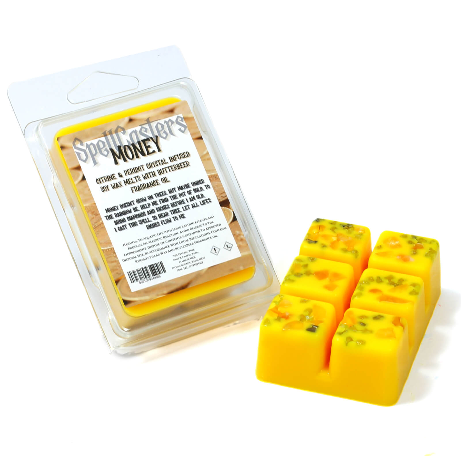 Spellcasters Money Crystal Infused Scented Wax Melts