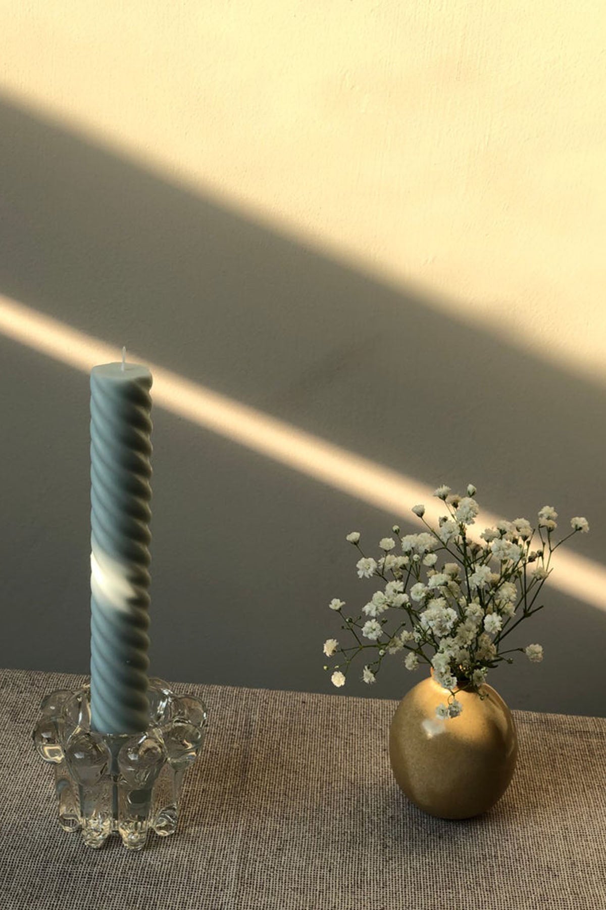 Spiral Taper Candles Pack of 3