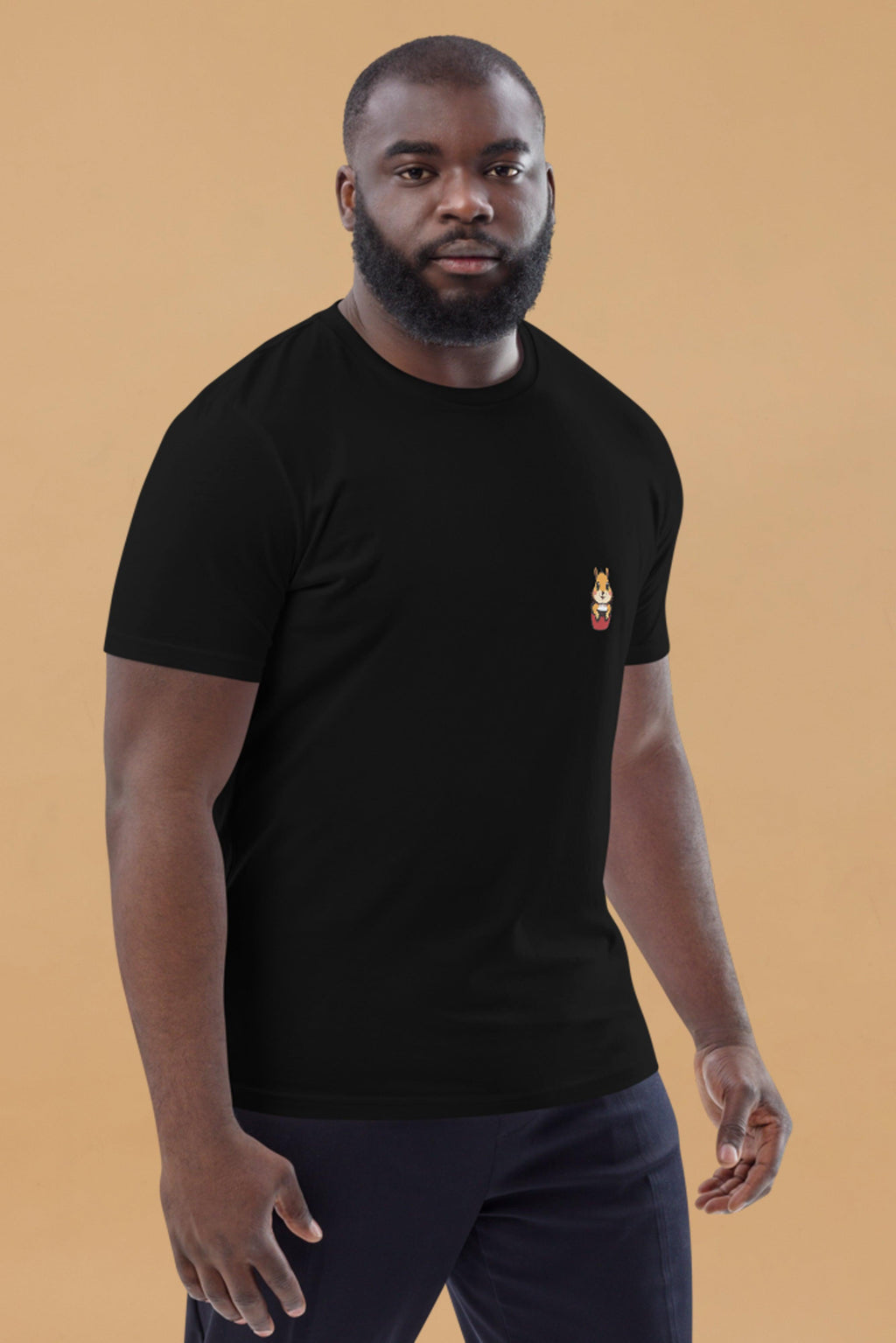 Squirrel Pocket T-Shirt in Organic Cotton