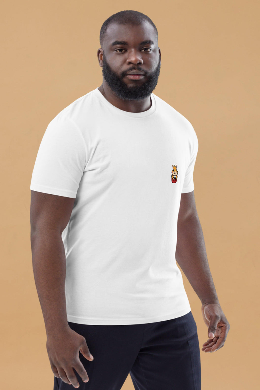 Squirrel Pocket T-Shirt in Organic Cotton