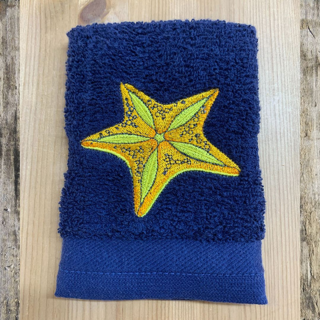 Star Fish Face Cloth in 10 Colours