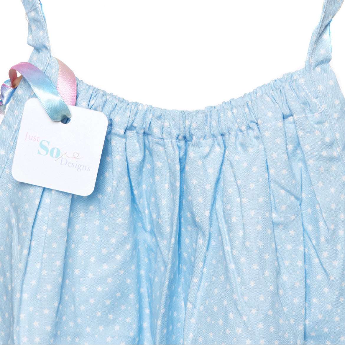 Blue Stars Cotton Romper for Kids