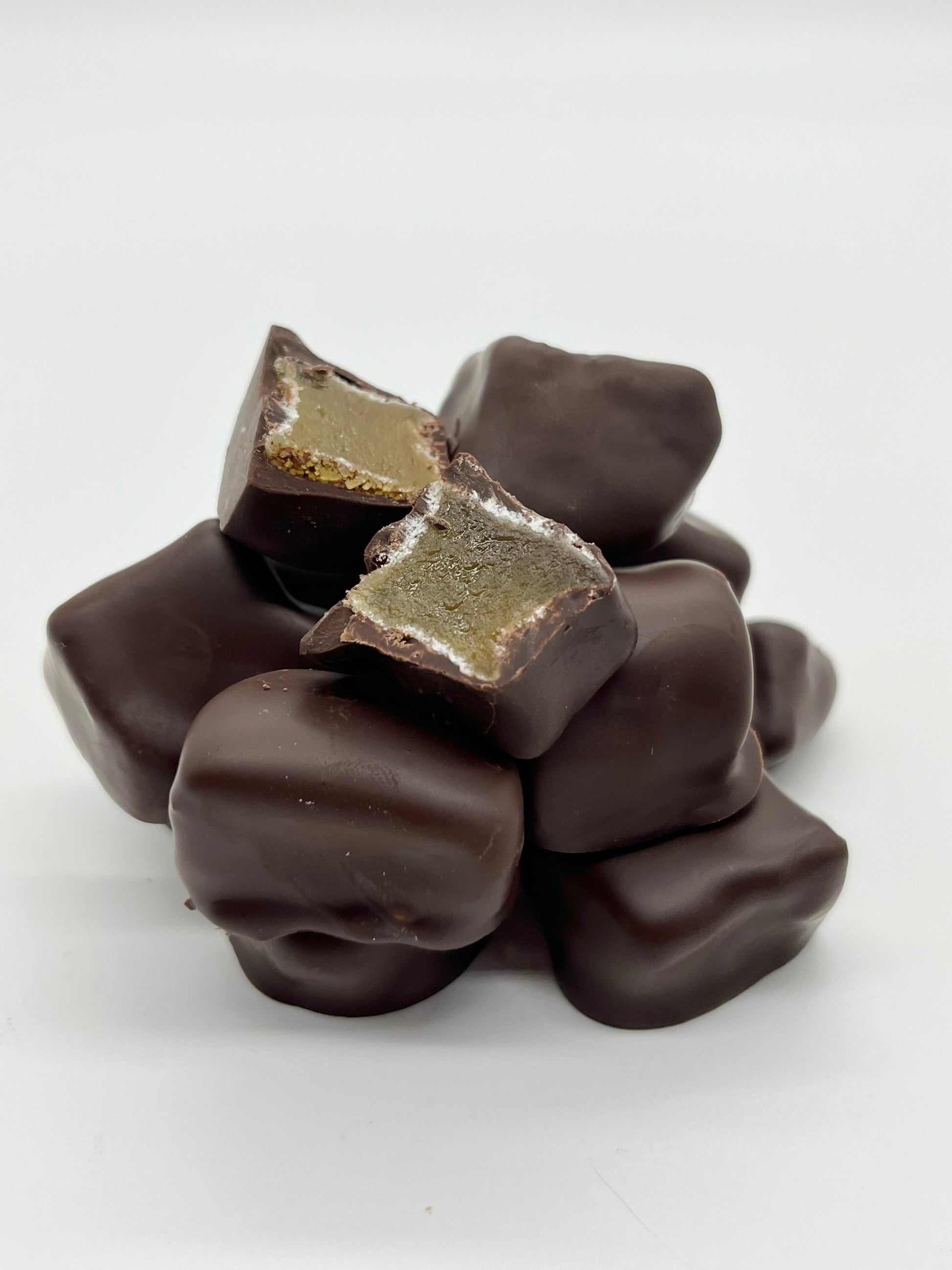 Stem Ginger in Dark Chocolate 70 Percent Cocoa