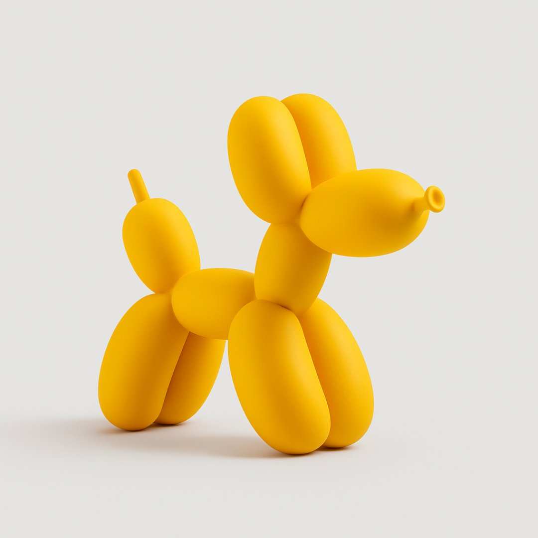 Balloon Dog Sculpture in 15 Colors