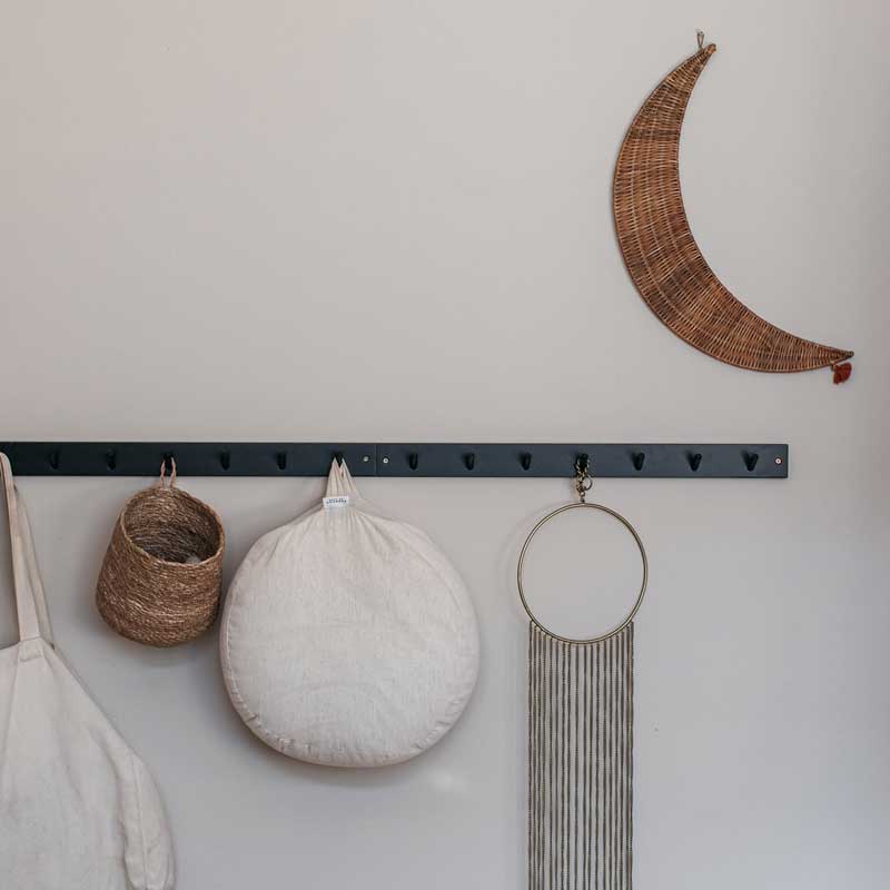 Natural Linen Meditation and Yoga Cushion