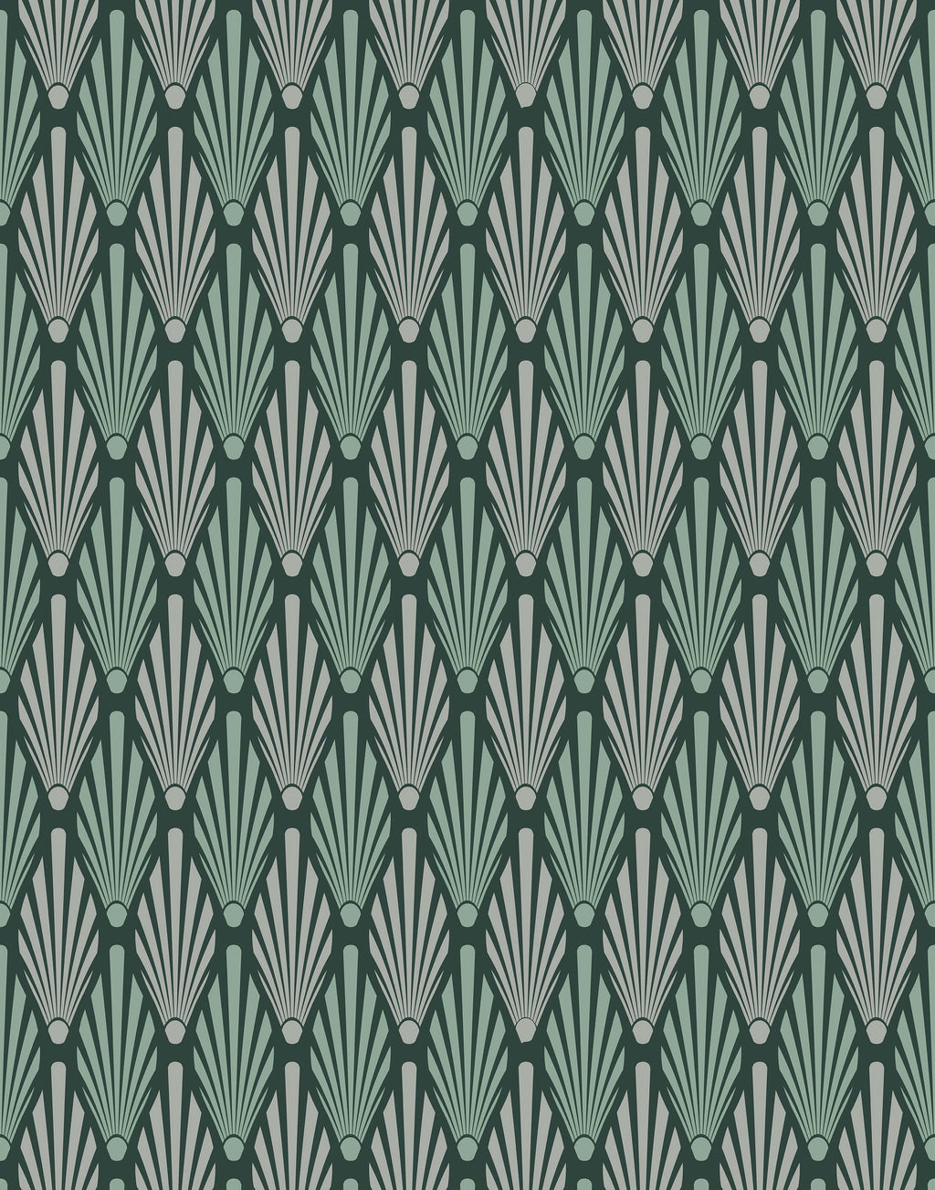 Strauss Art Deco Wallpaper