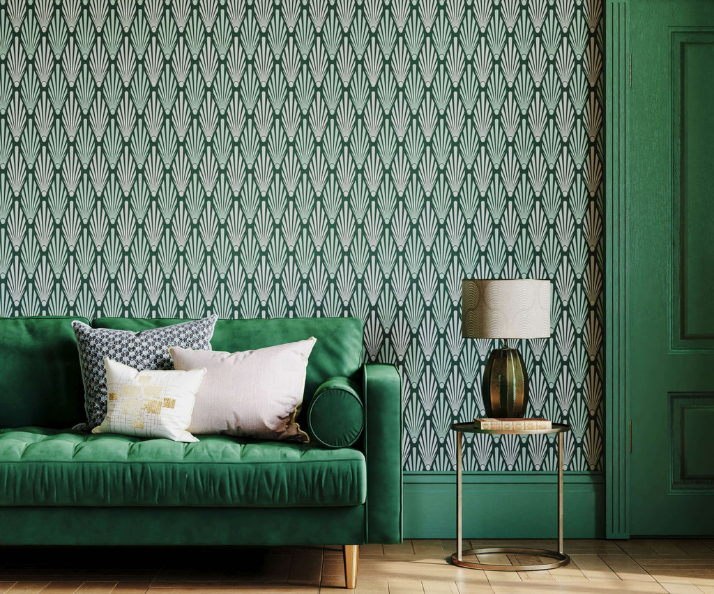 Strauss Art Deco Wallpaper