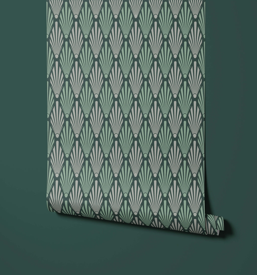Strauss Art Deco Wallpaper