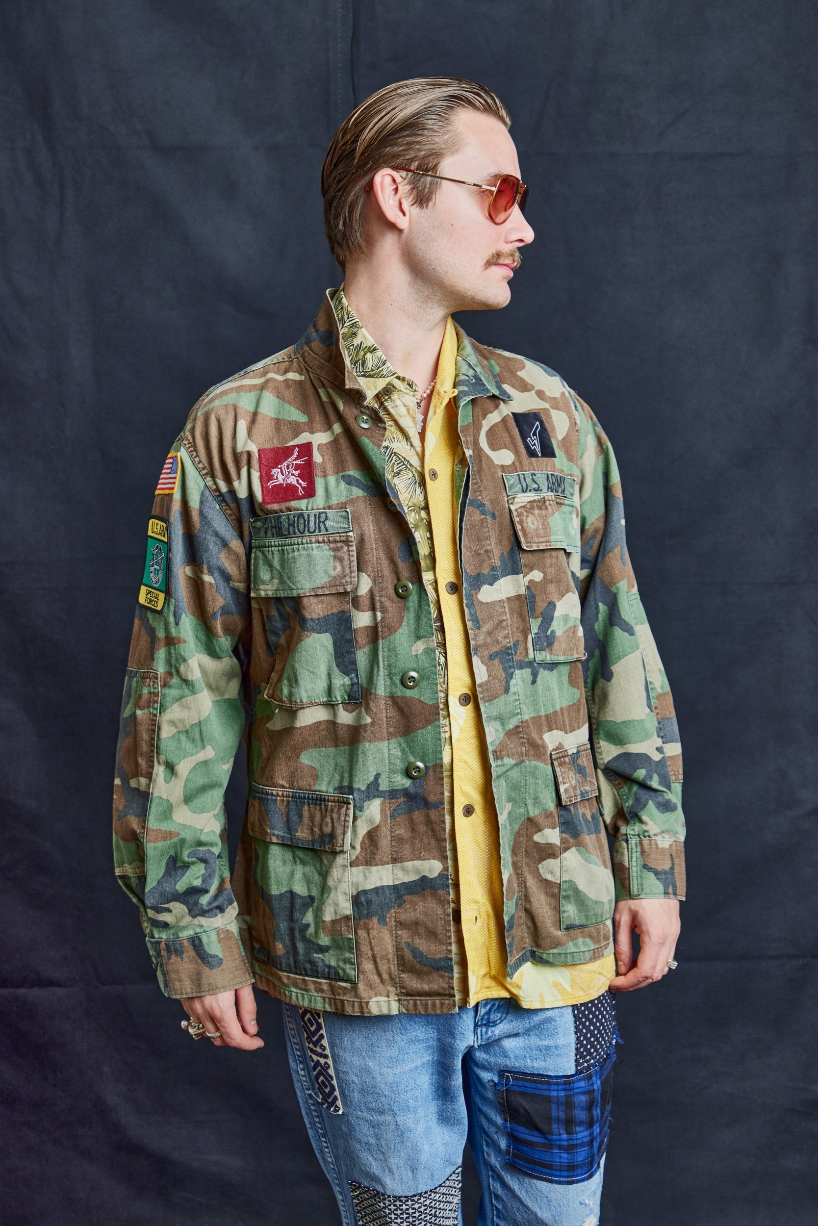 Vintage Woodland Camo Field Shirt