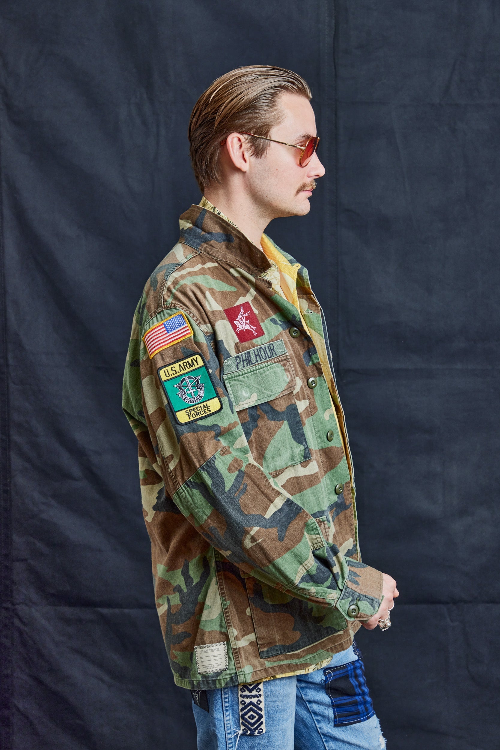 Vintage Woodland Camo Field Shirt