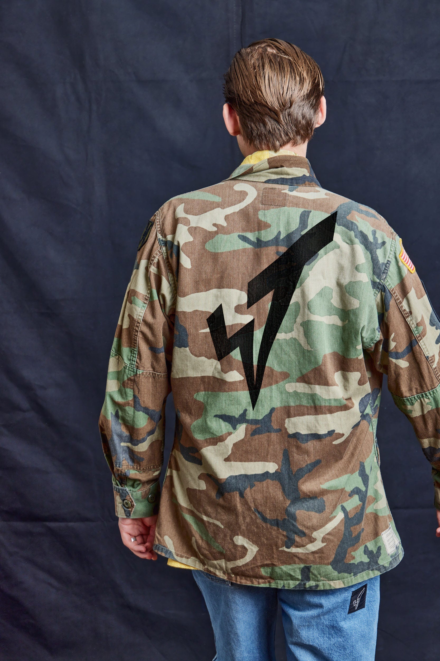 Vintage Woodland Camo Field Shirt