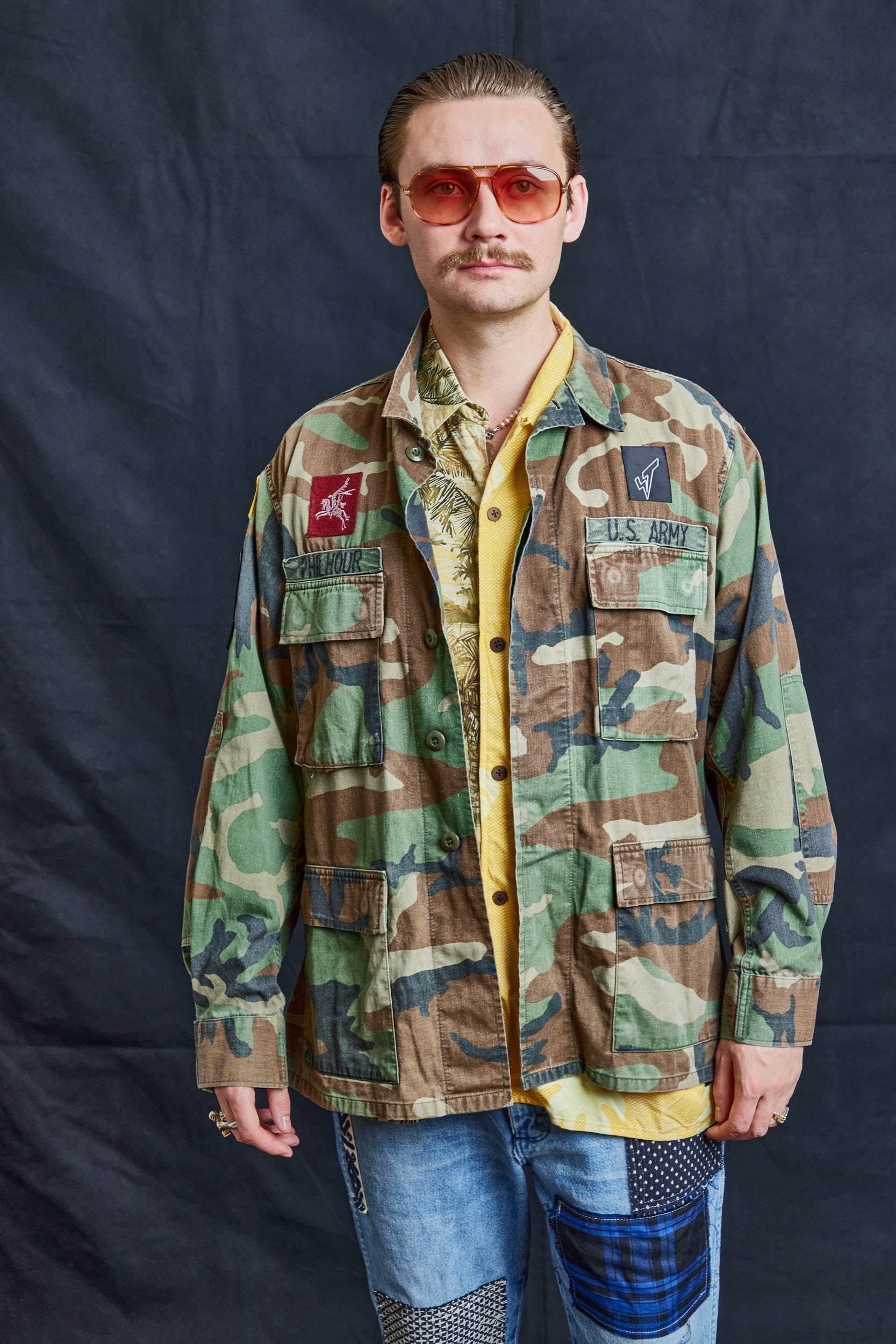 Vintage Woodland Camo Field Shirt