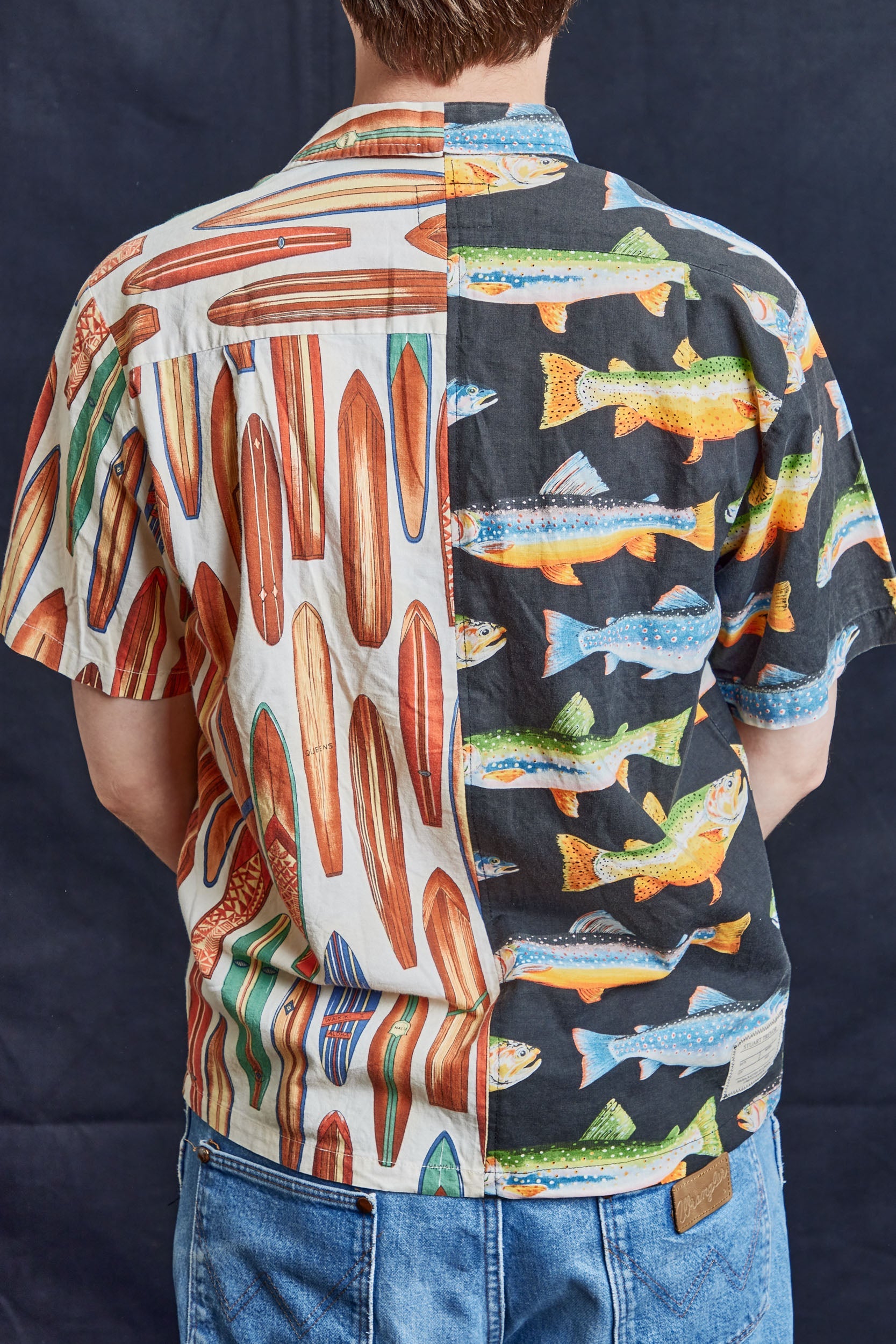 50/50 Hawaiian Shirt in Boards and Bass