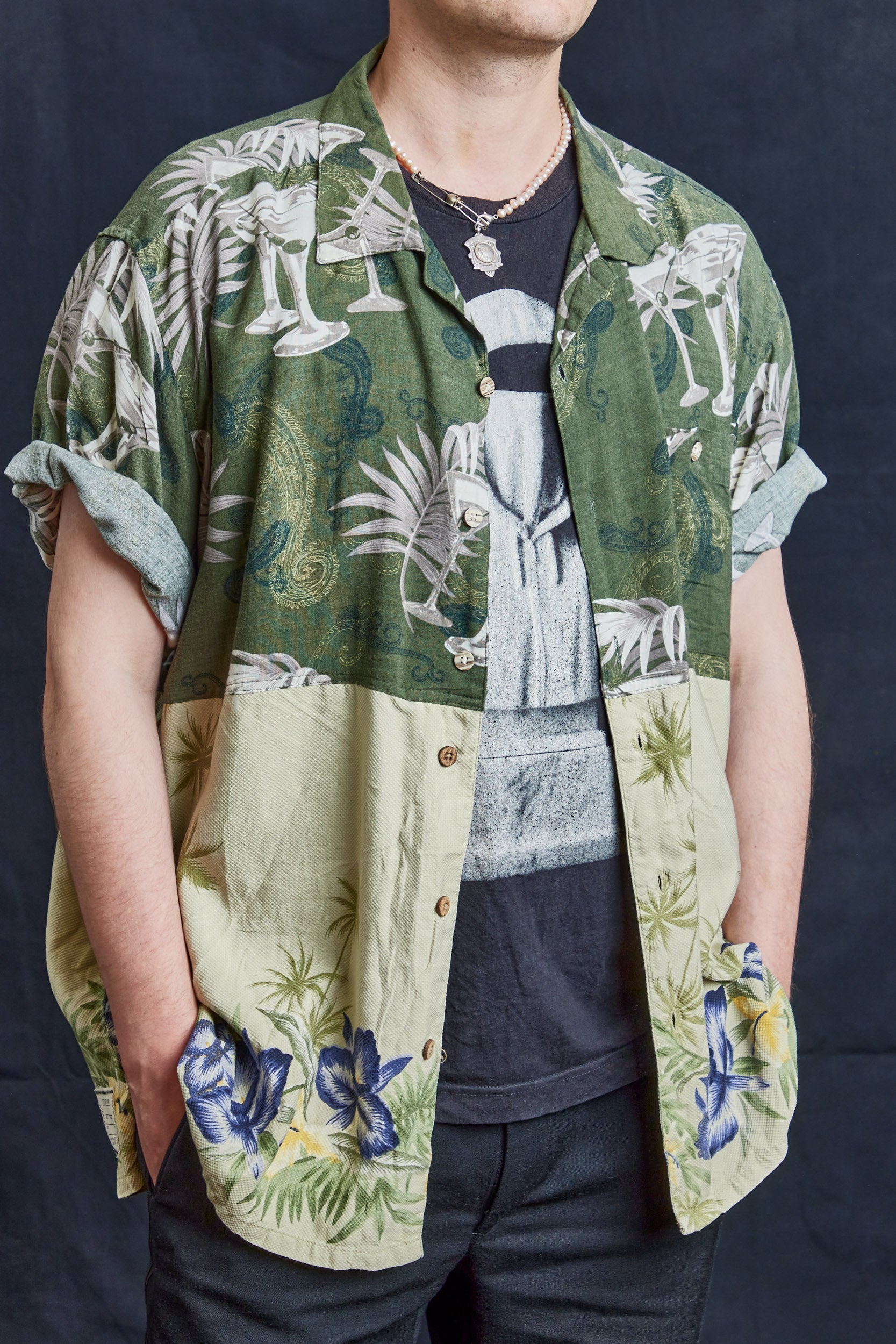 50/50 Hawaiian Shirt Martini