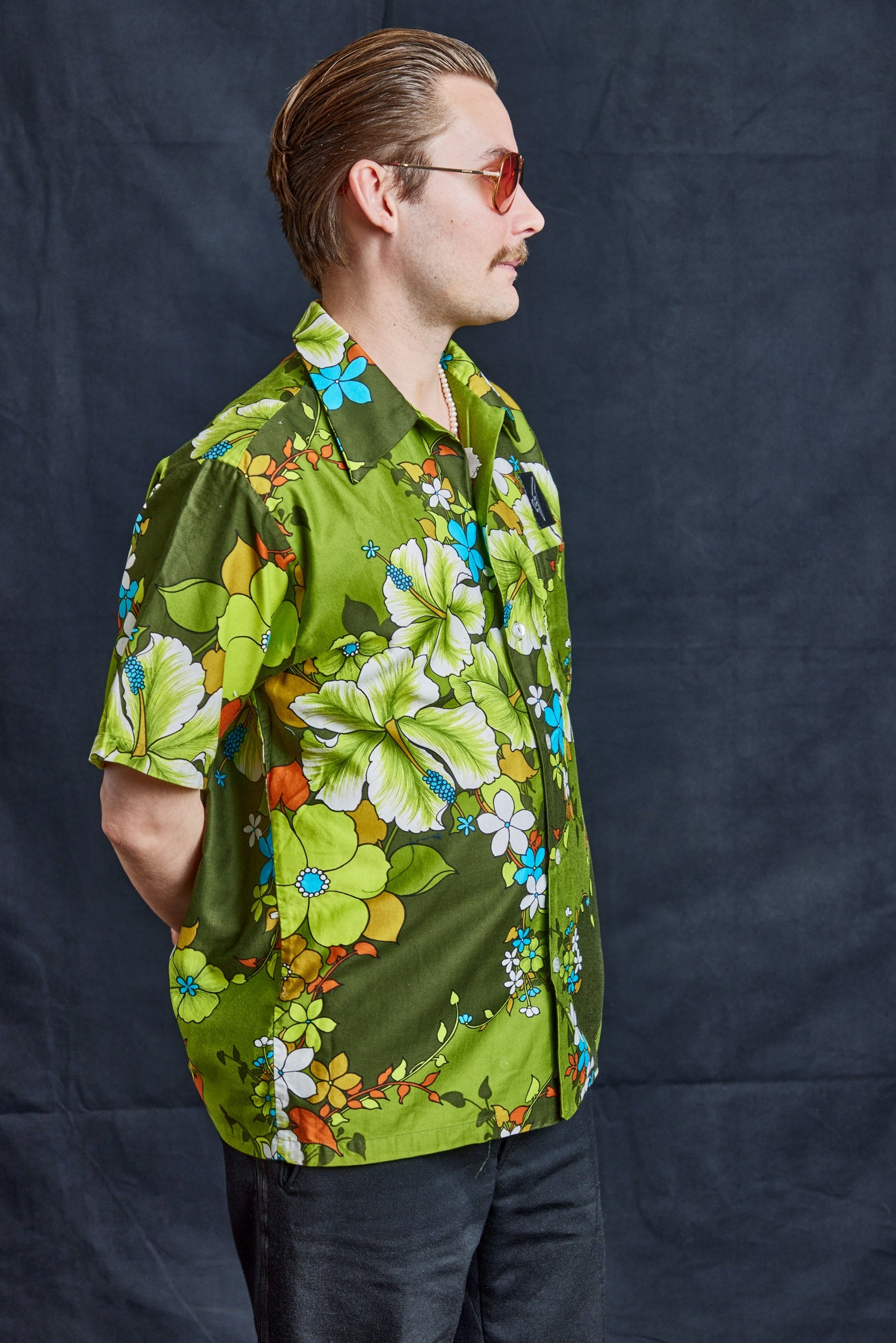 Original Vintage Hibiscus Hawaiian Shirt