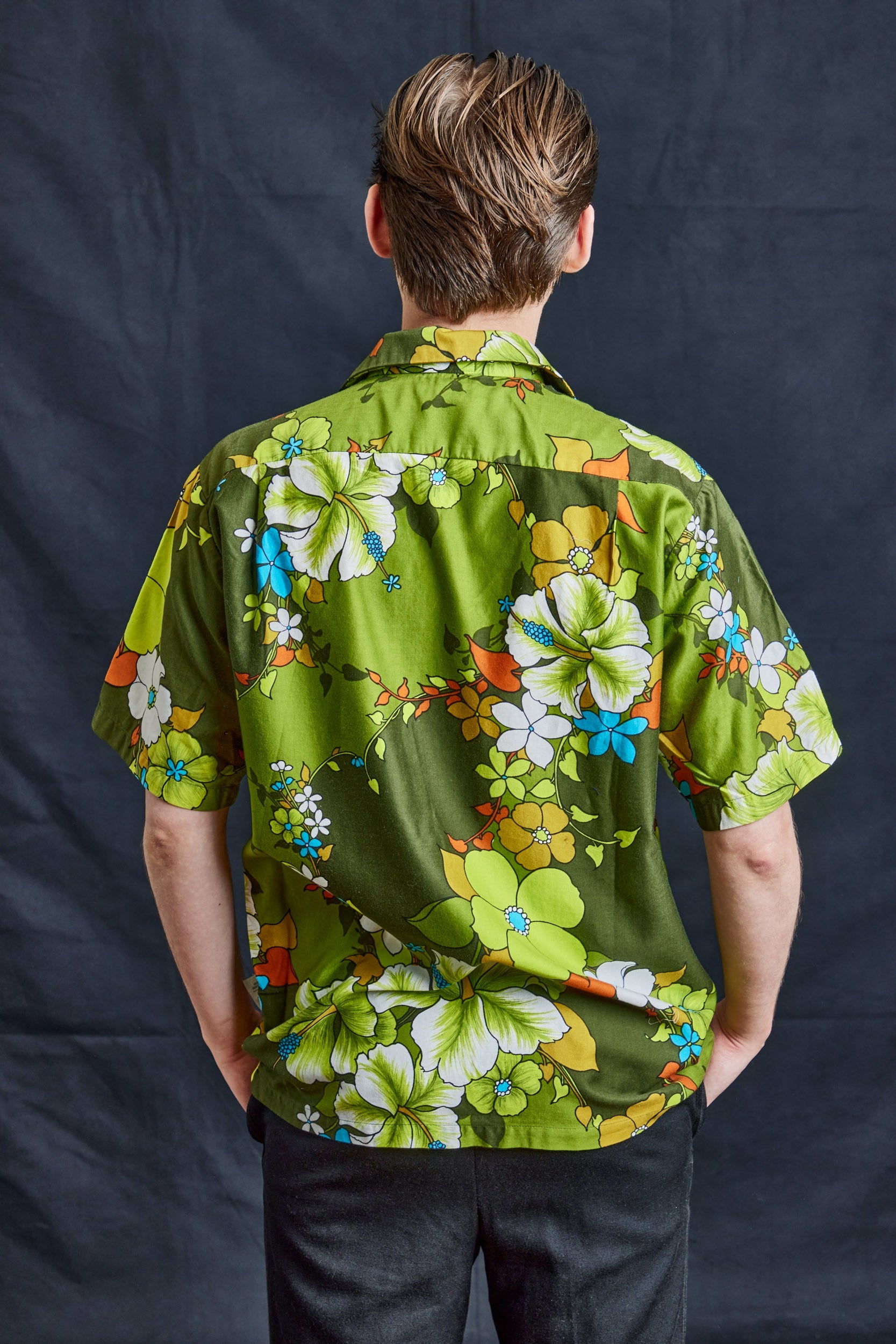 Original Vintage Hibiscus Hawaiian Shirt
