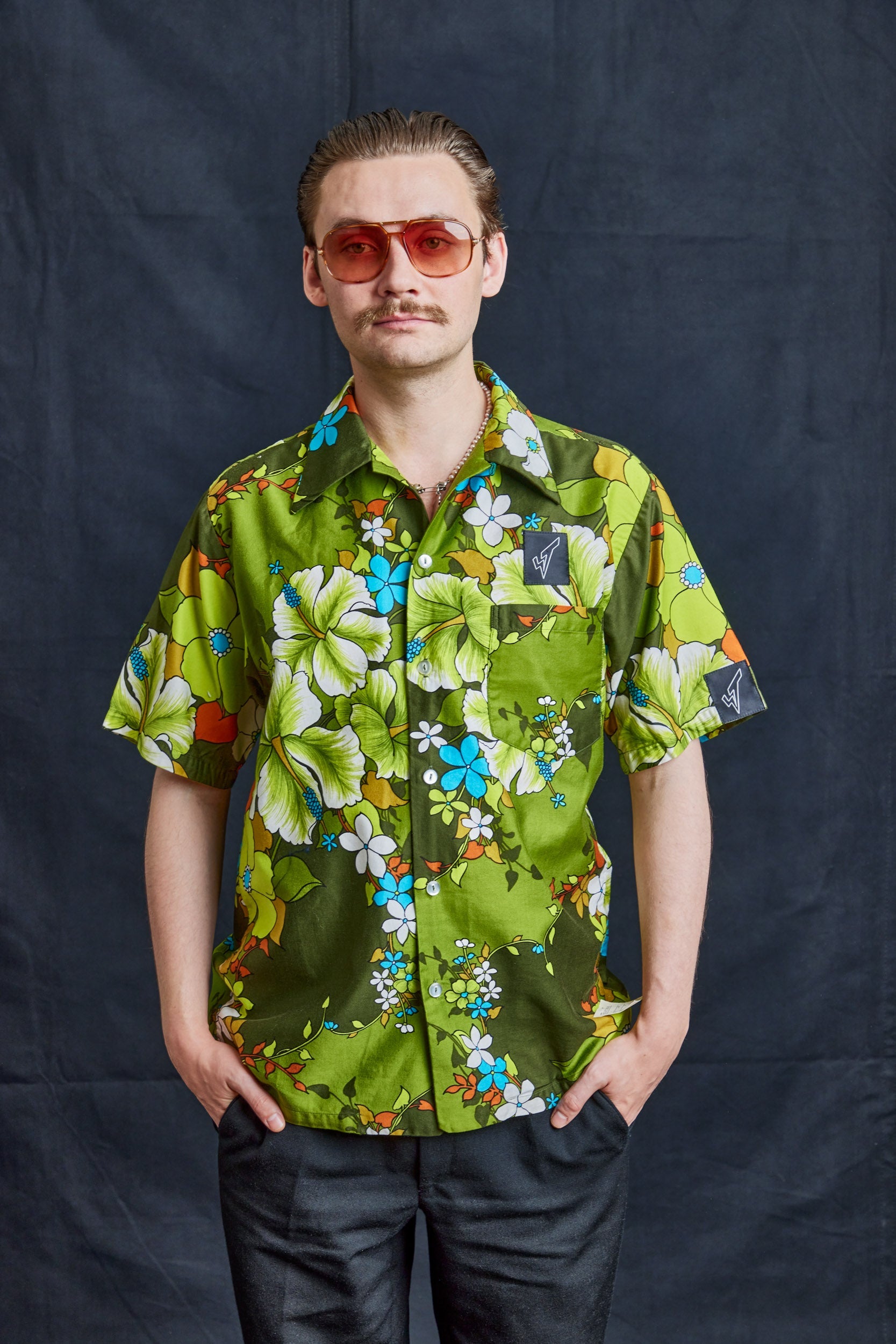 Original Vintage Hibiscus Hawaiian Shirt