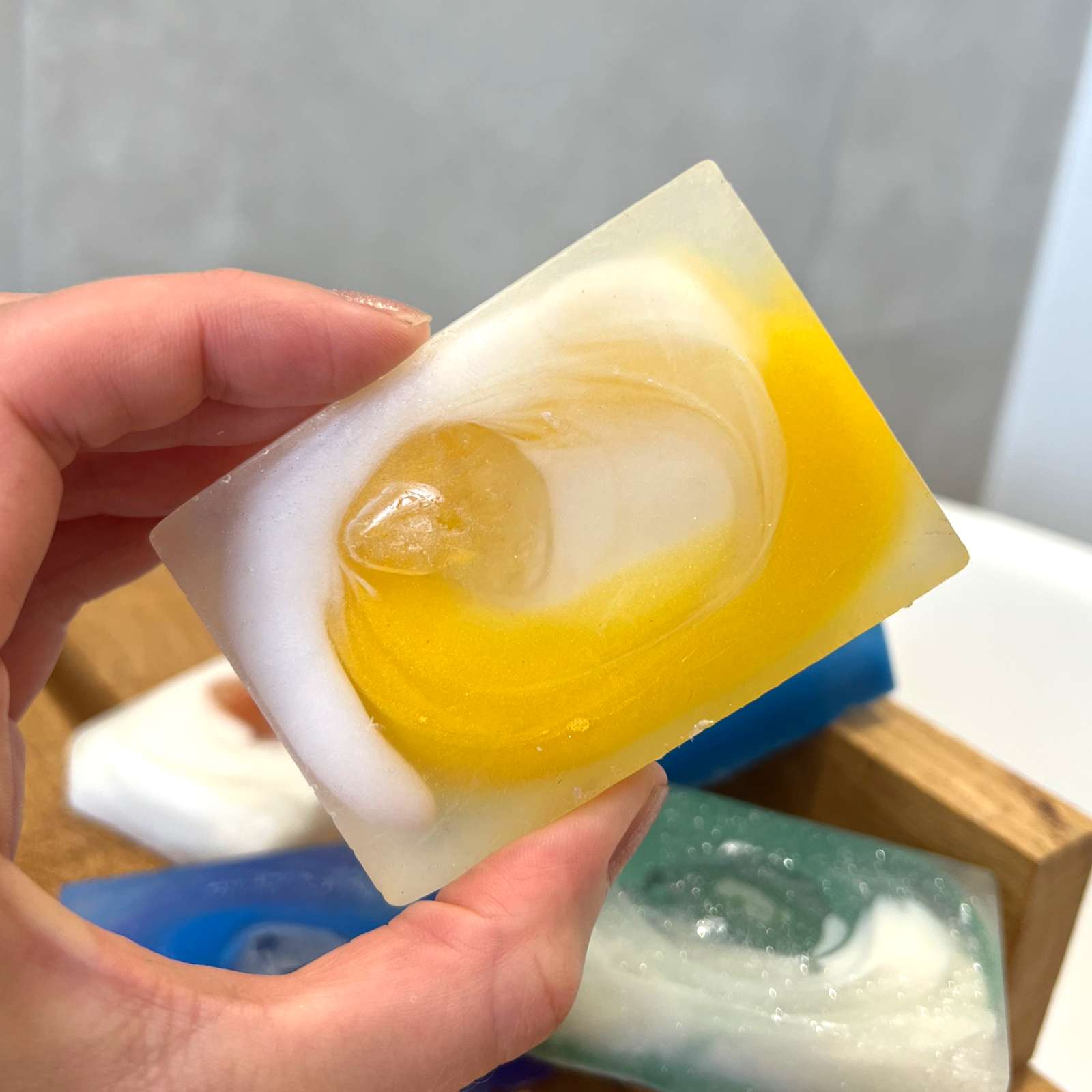 Success Crystal Soap Bar with Citrine and White Patchouli