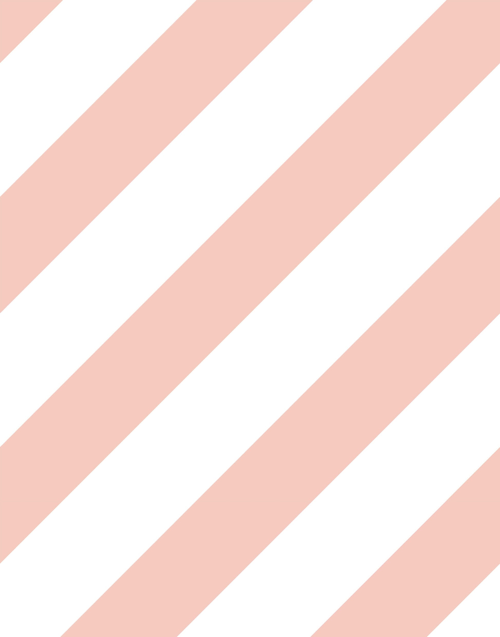 Sundae Pastel Striped Wallpaper