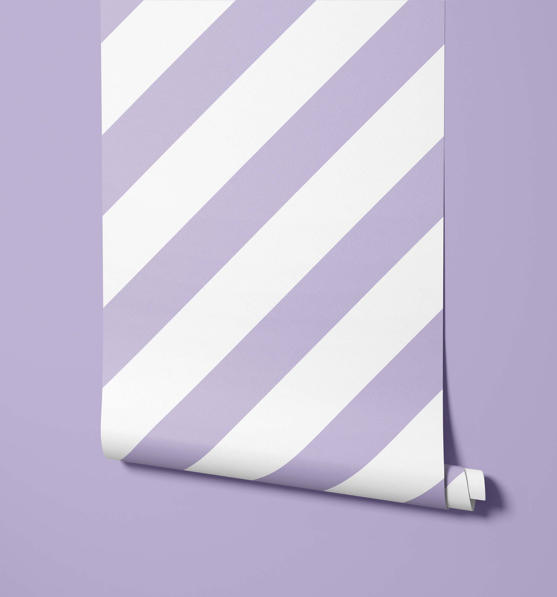 Sundae Pastel Striped Wallpaper