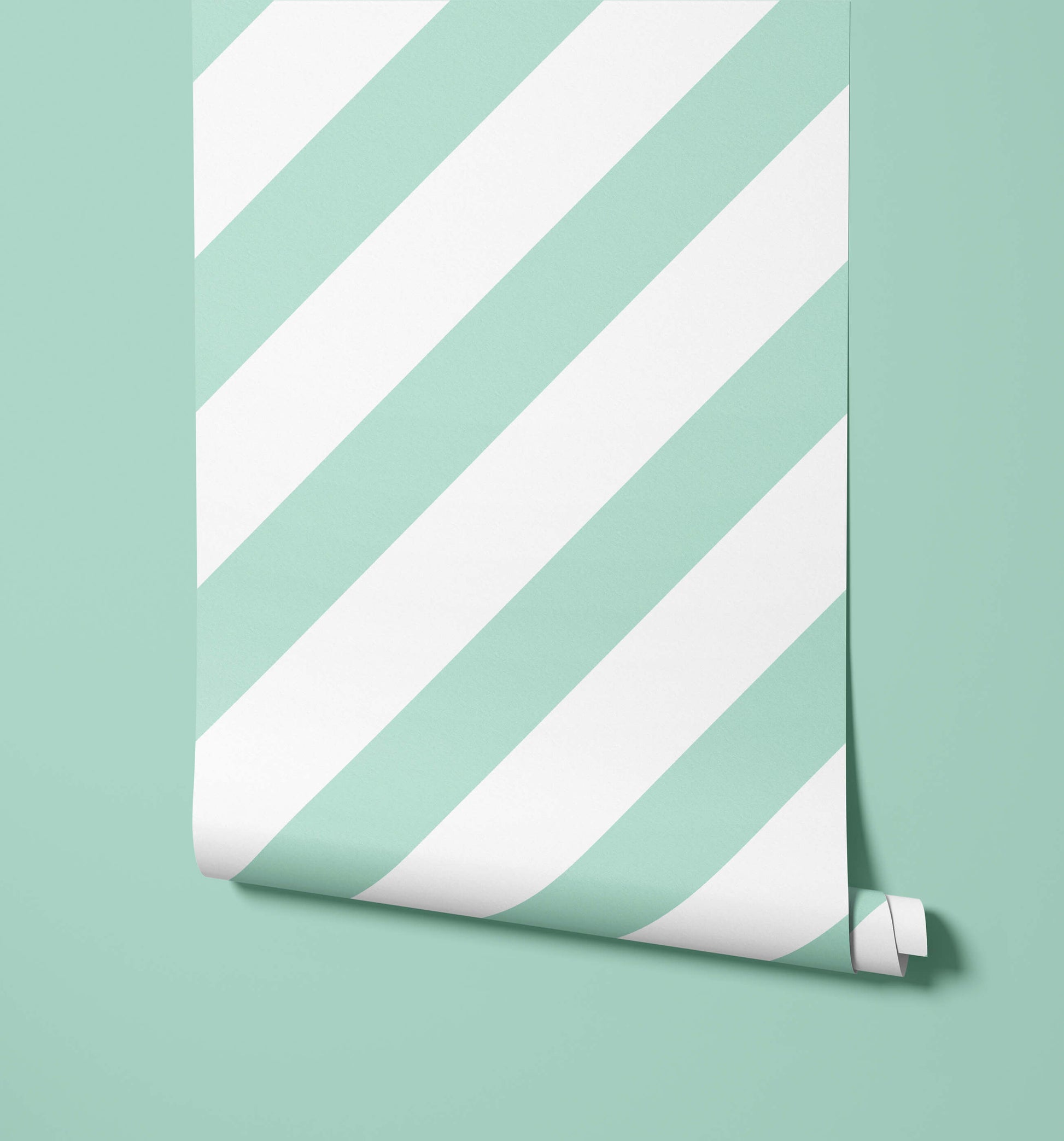 Sundae Pastel Striped Wallpaper