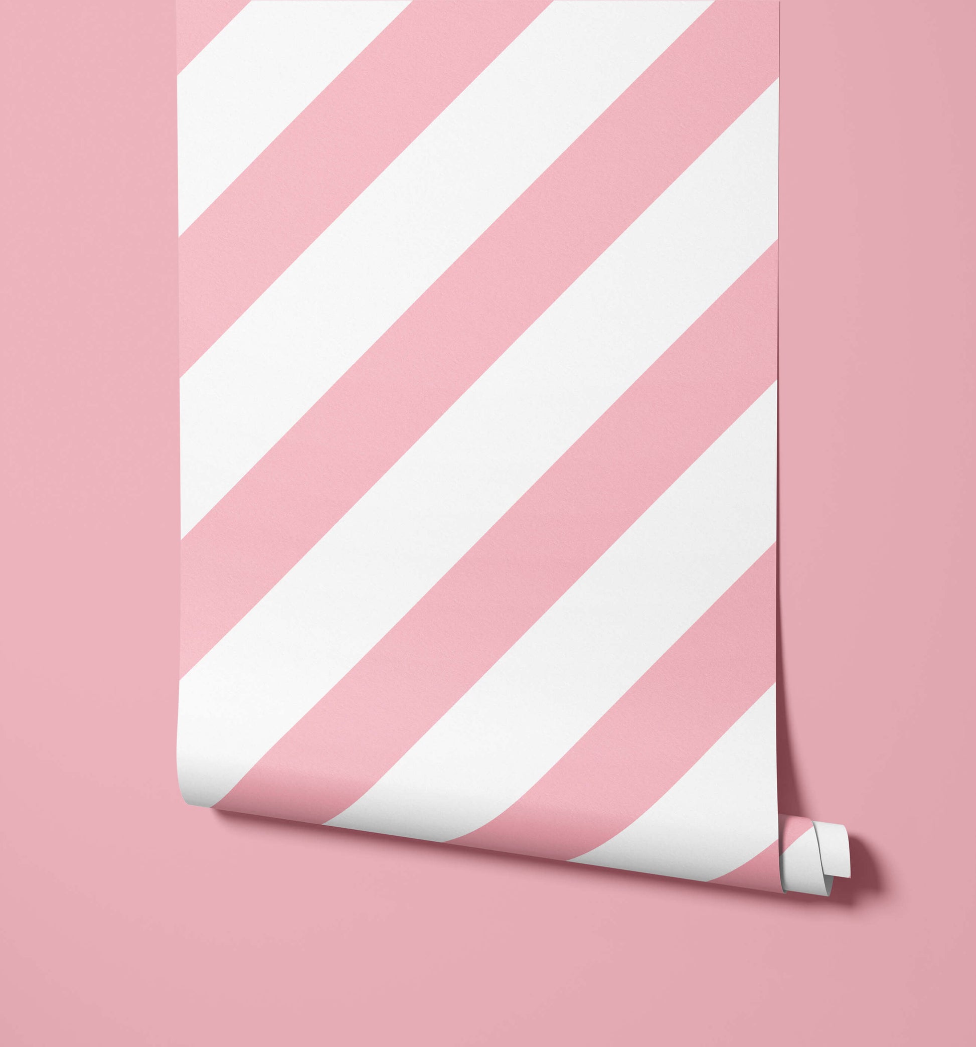 Sundae Pastel Striped Wallpaper