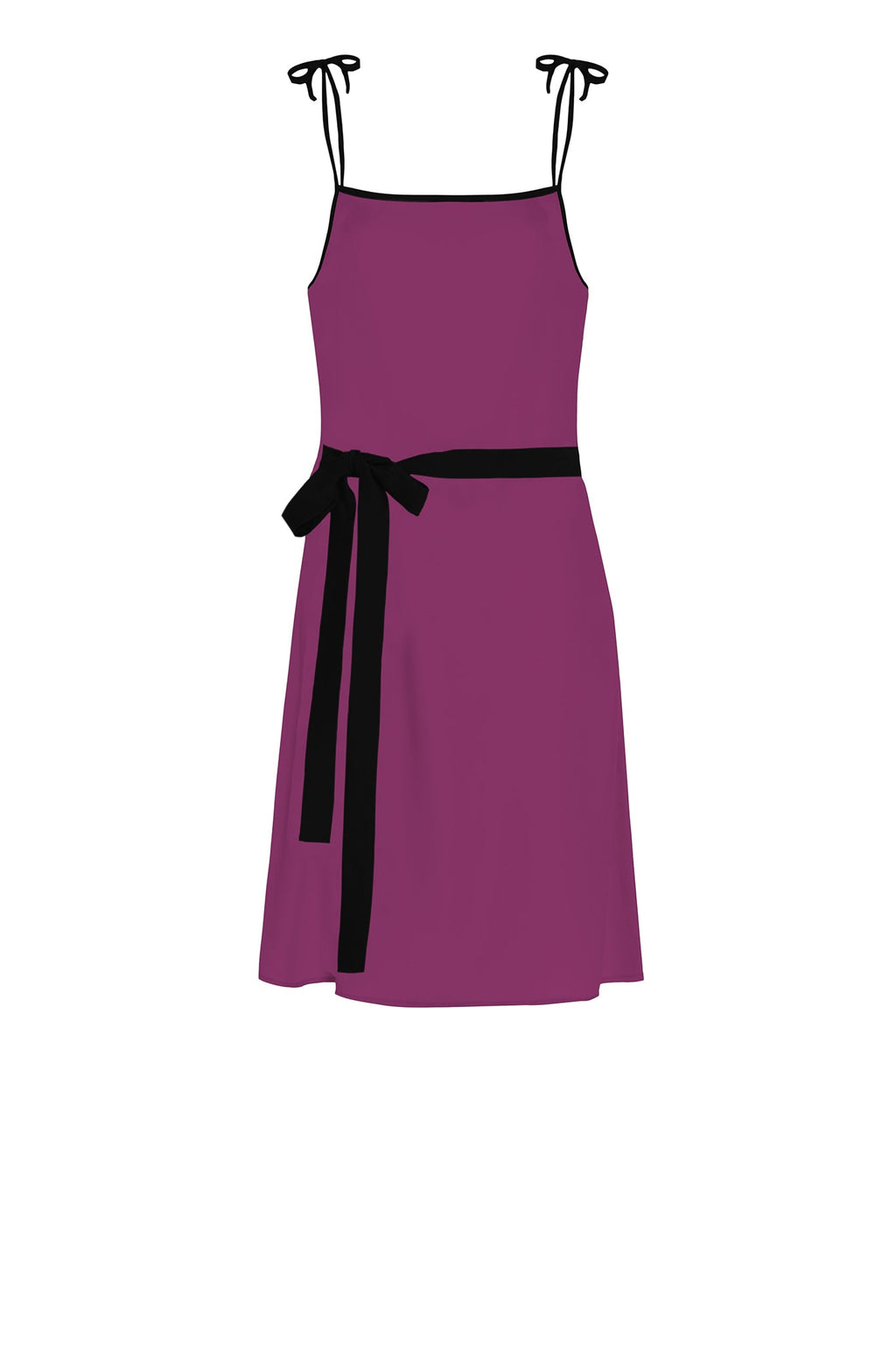 Sky Slip Dress in Vegan Silk