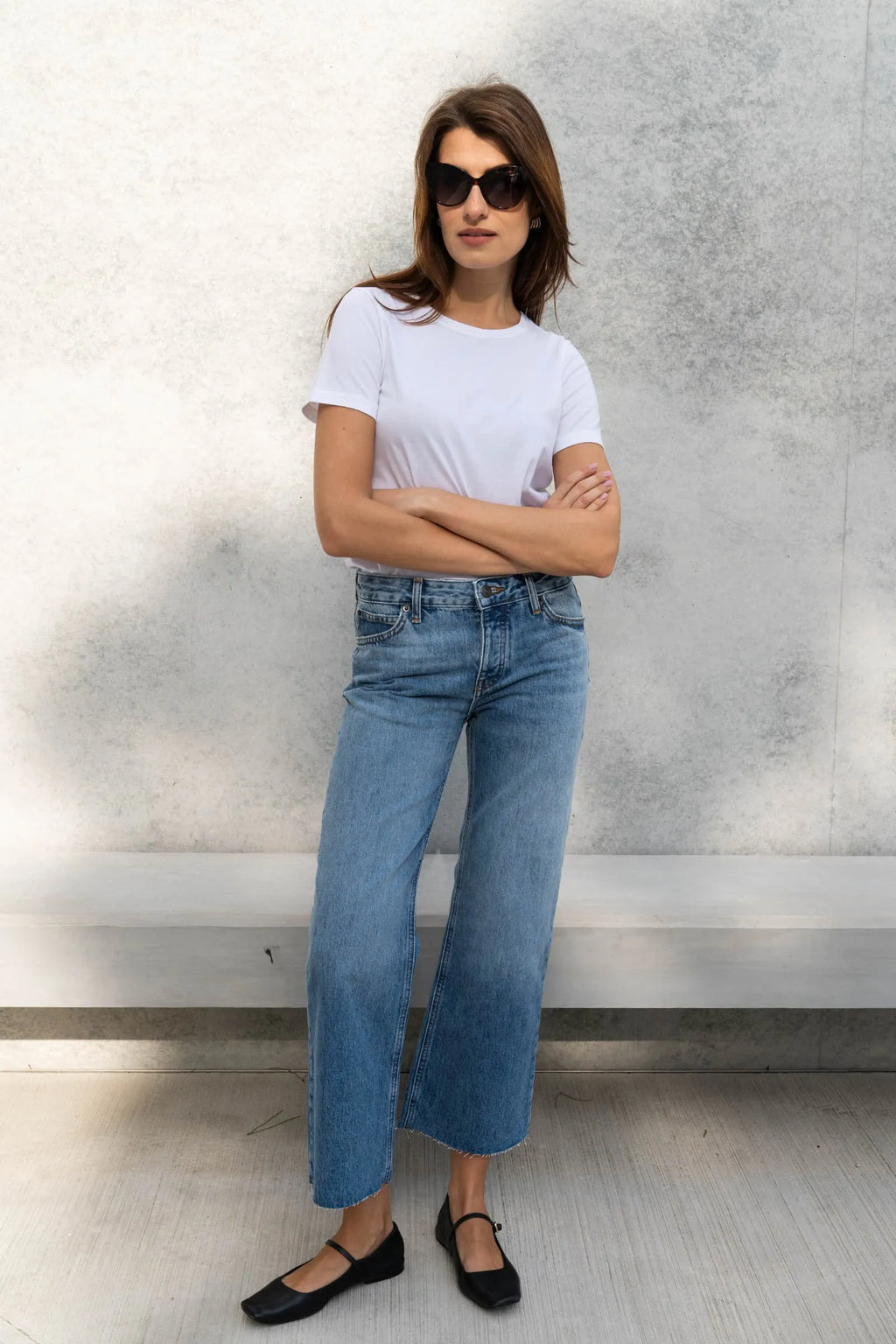 Supima Cotton Crew Neck T Shirt for Women