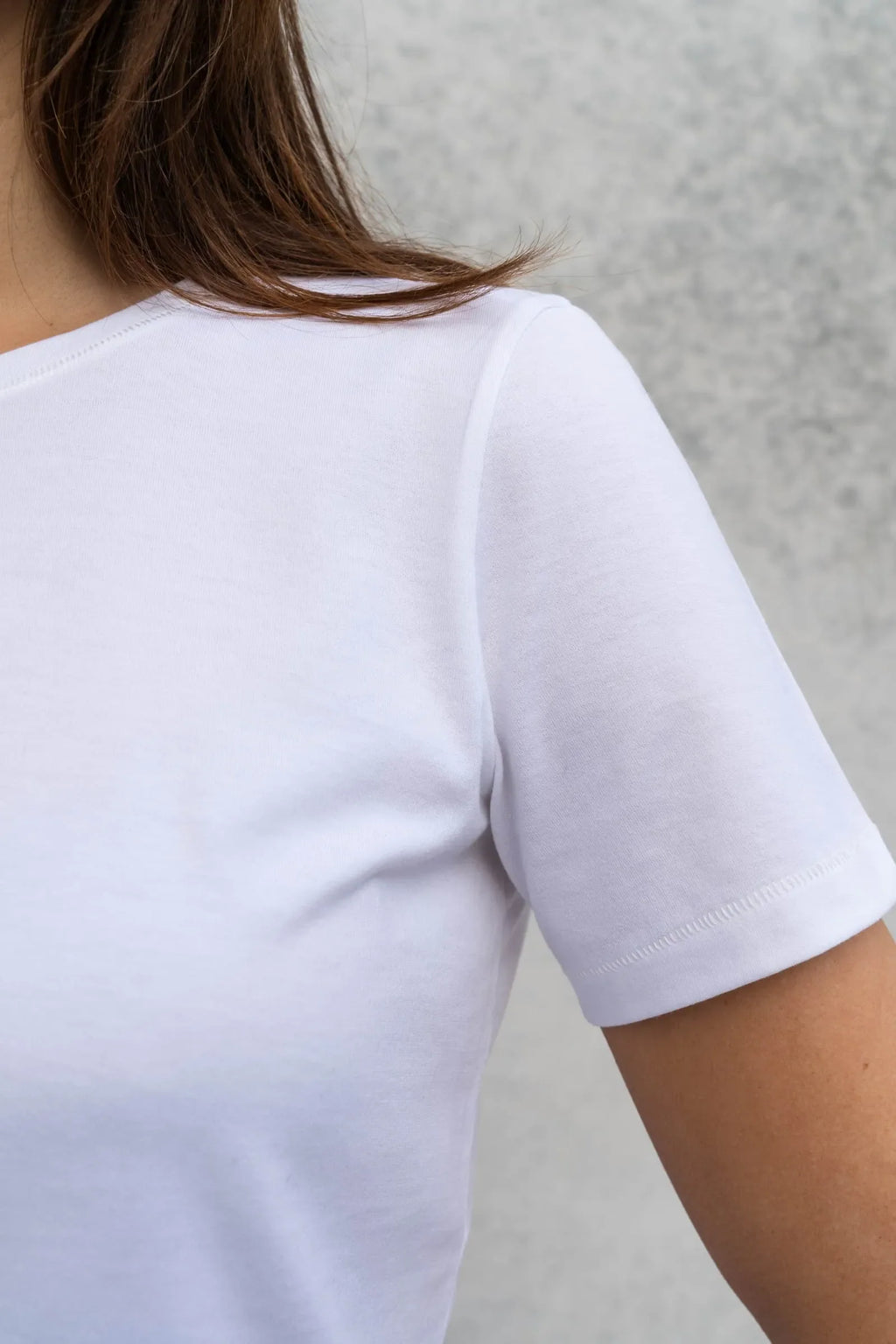 Supima Cotton Crew Neck T Shirt for Women