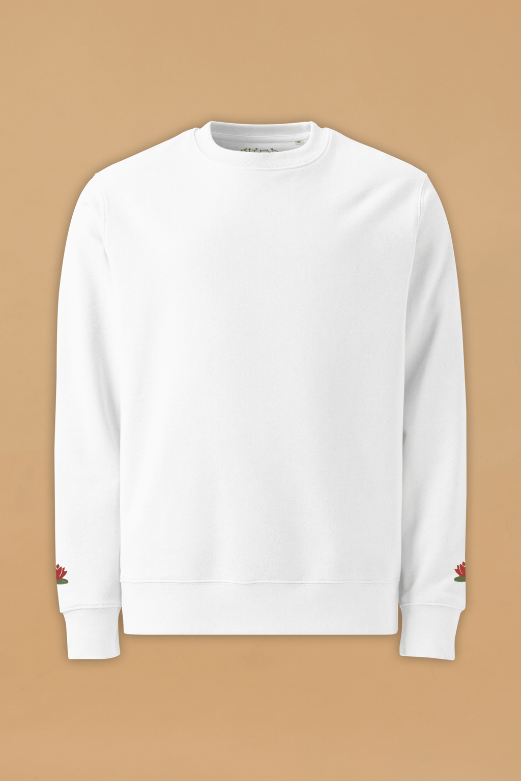 Water Lily Sweatshirt in White